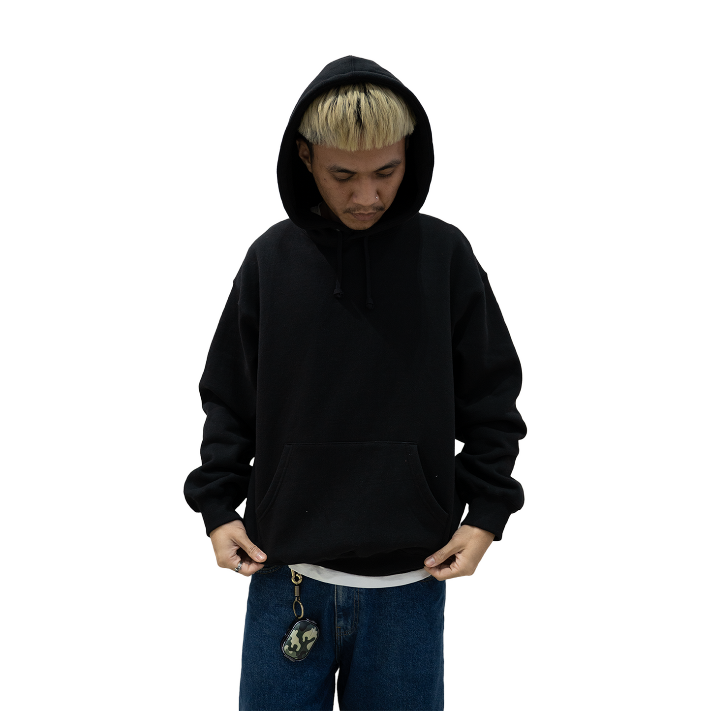 Supreme Satin Appliqué Hoodie Black (FW24)