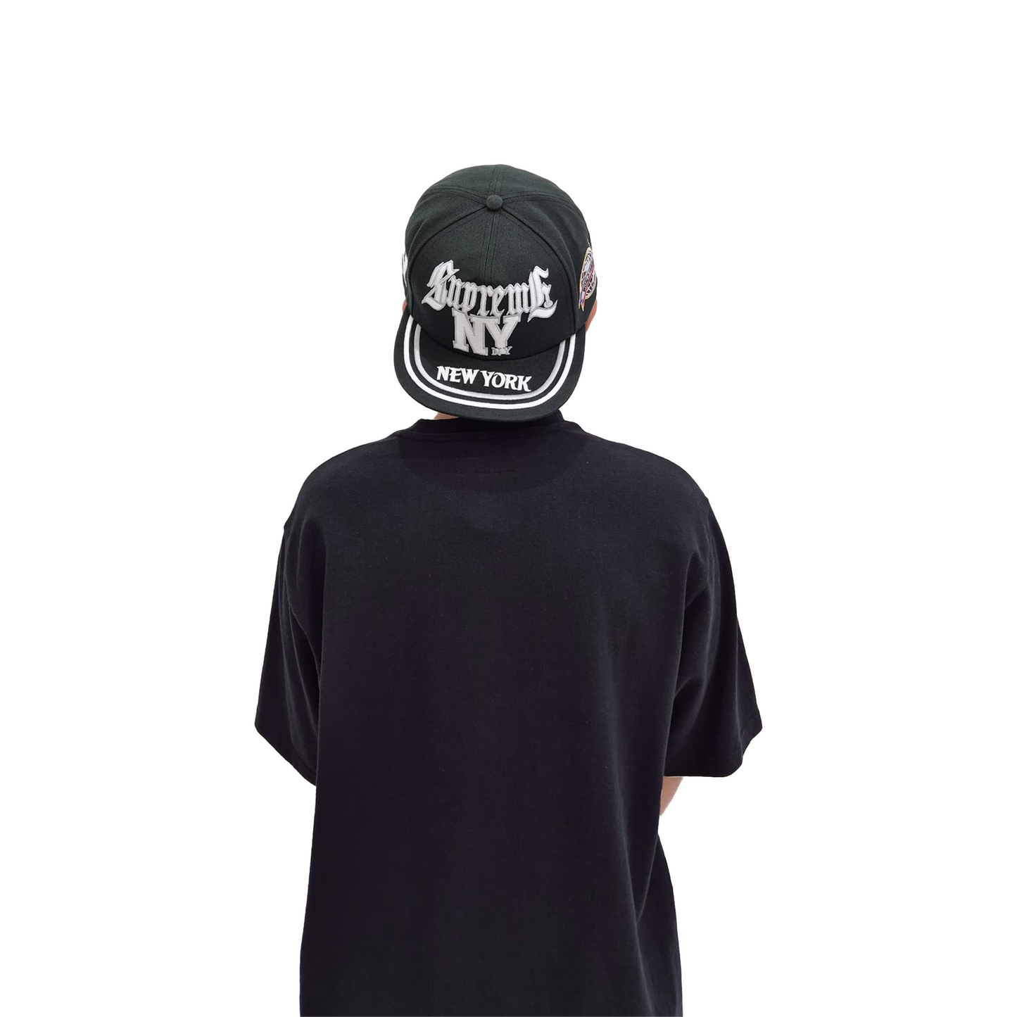 Supreme Satin Appliqué Short Sleeve Tee Black (SS25)