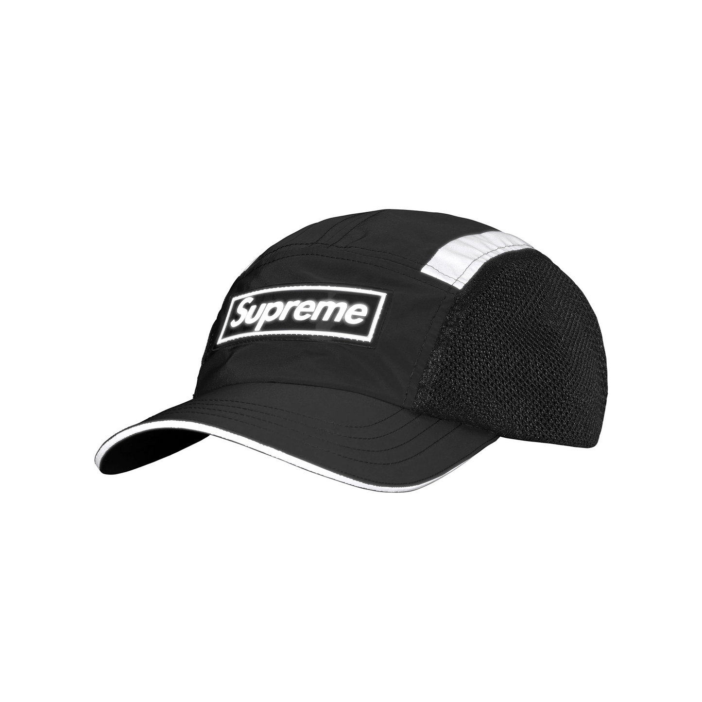 Supreme Side Mesh Camp Cap Black (SS25)