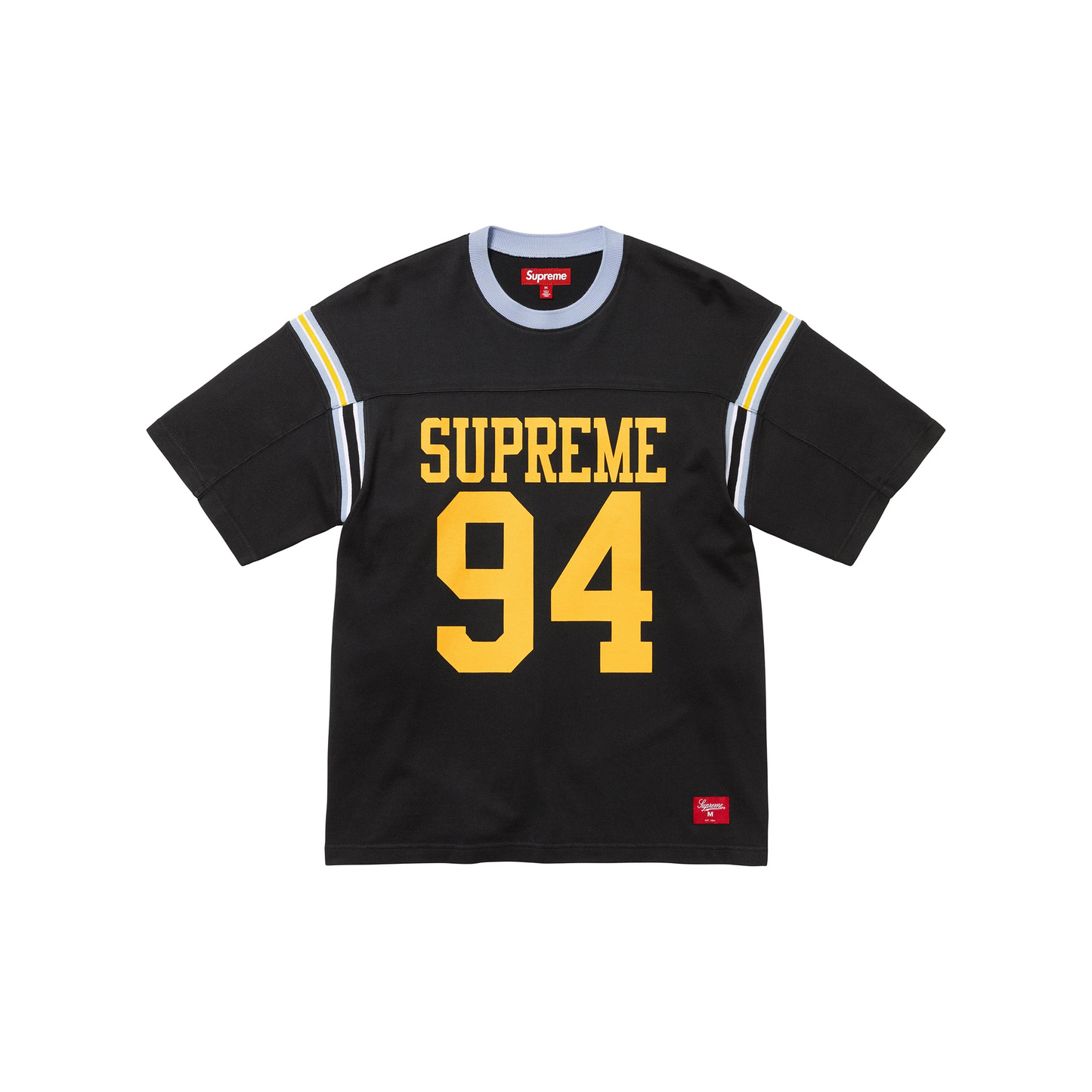 Supreme Split Short Sleeved Football Tee Black (SS25)