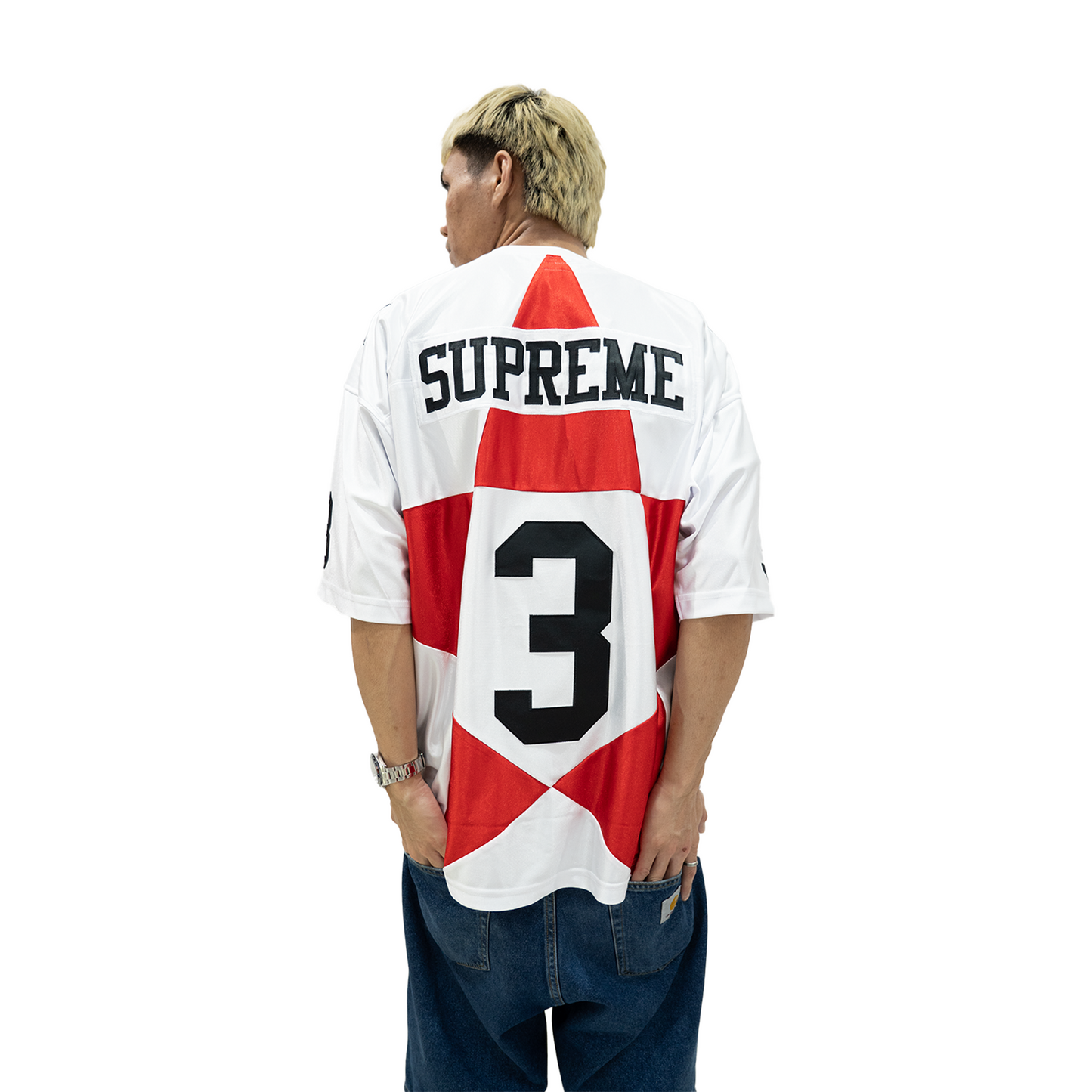 Supreme Star Football Jersey White (FW24)