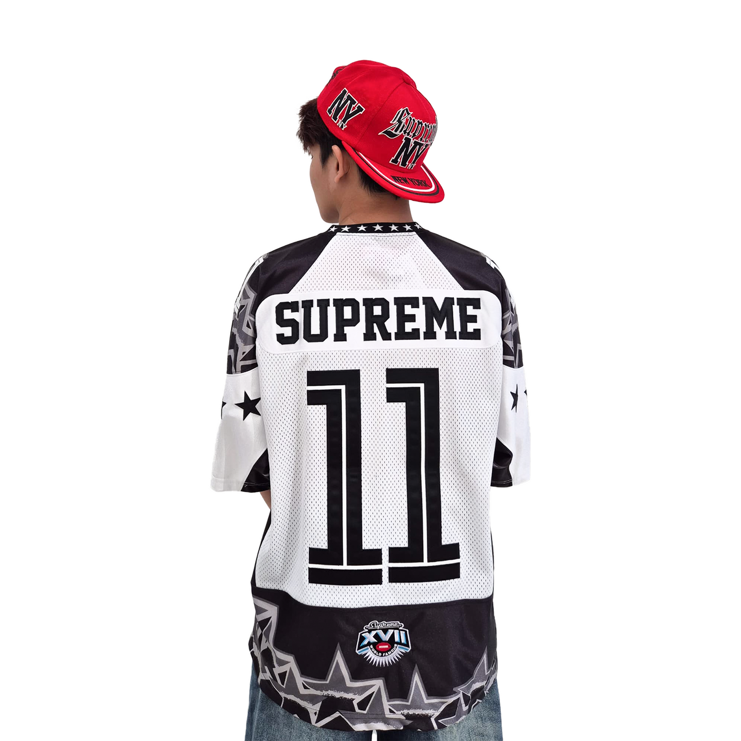 Supreme Stars Football Jersey Black (SS25)