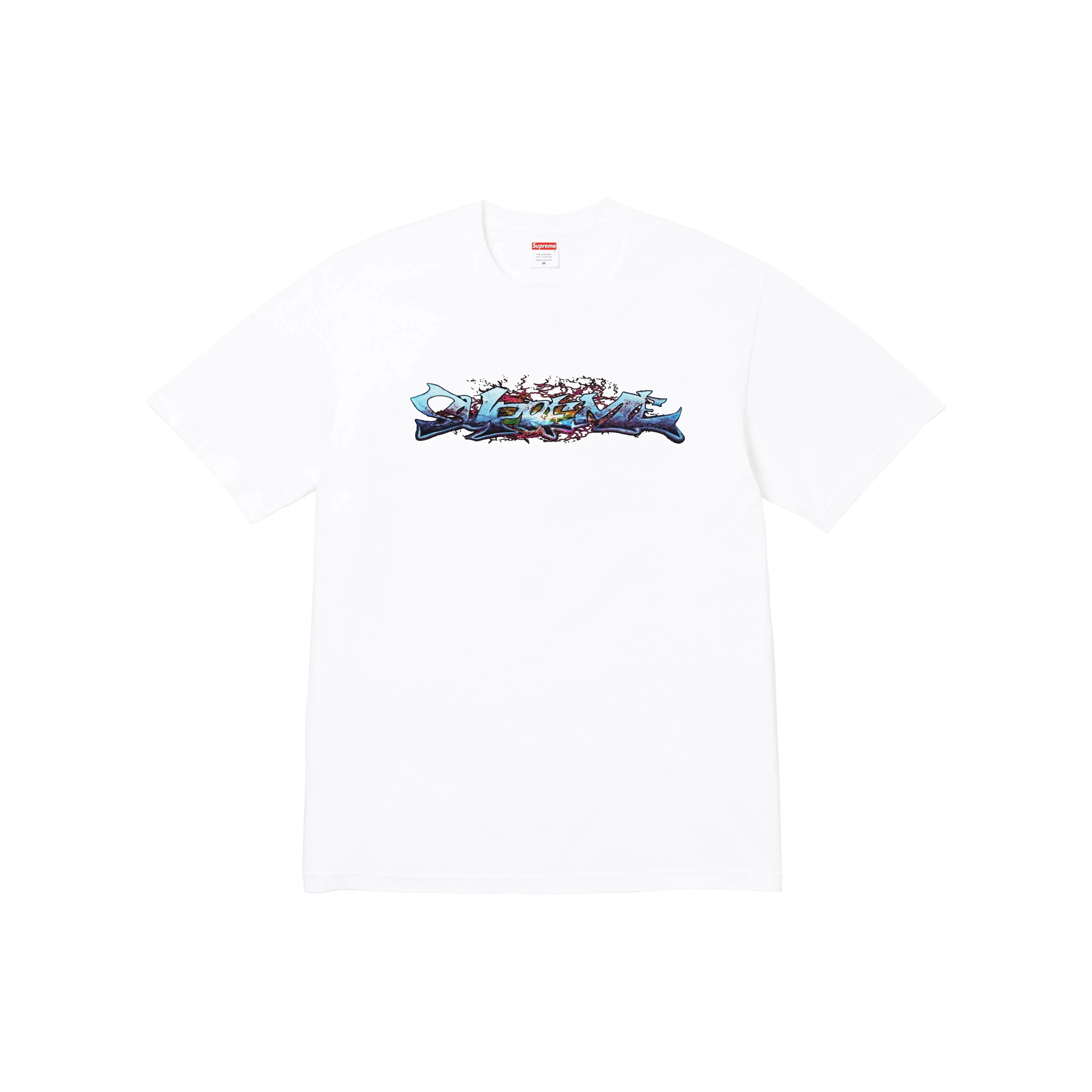 Supreme Tag Tee White (FW25) – STEALPLUG KL