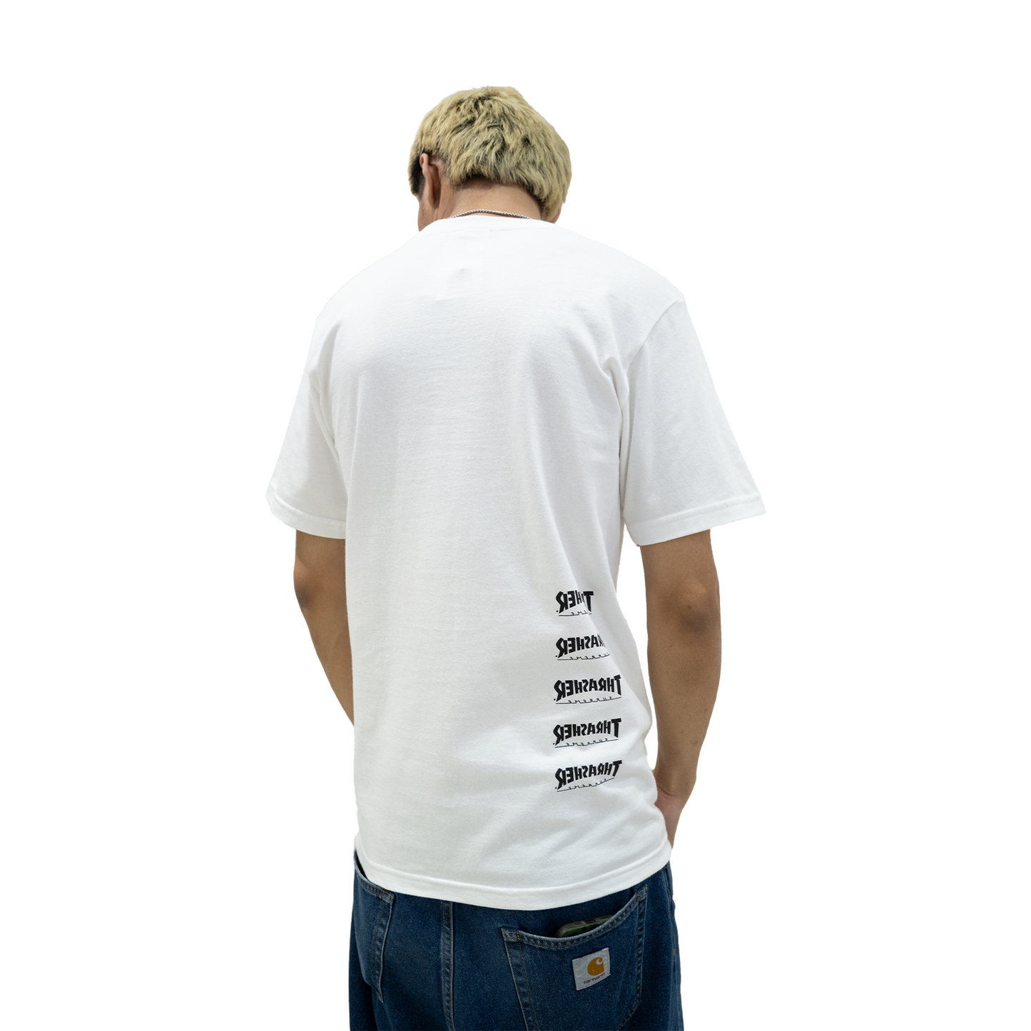 Supreme Thrasher Back Tail Tee White (FW24)