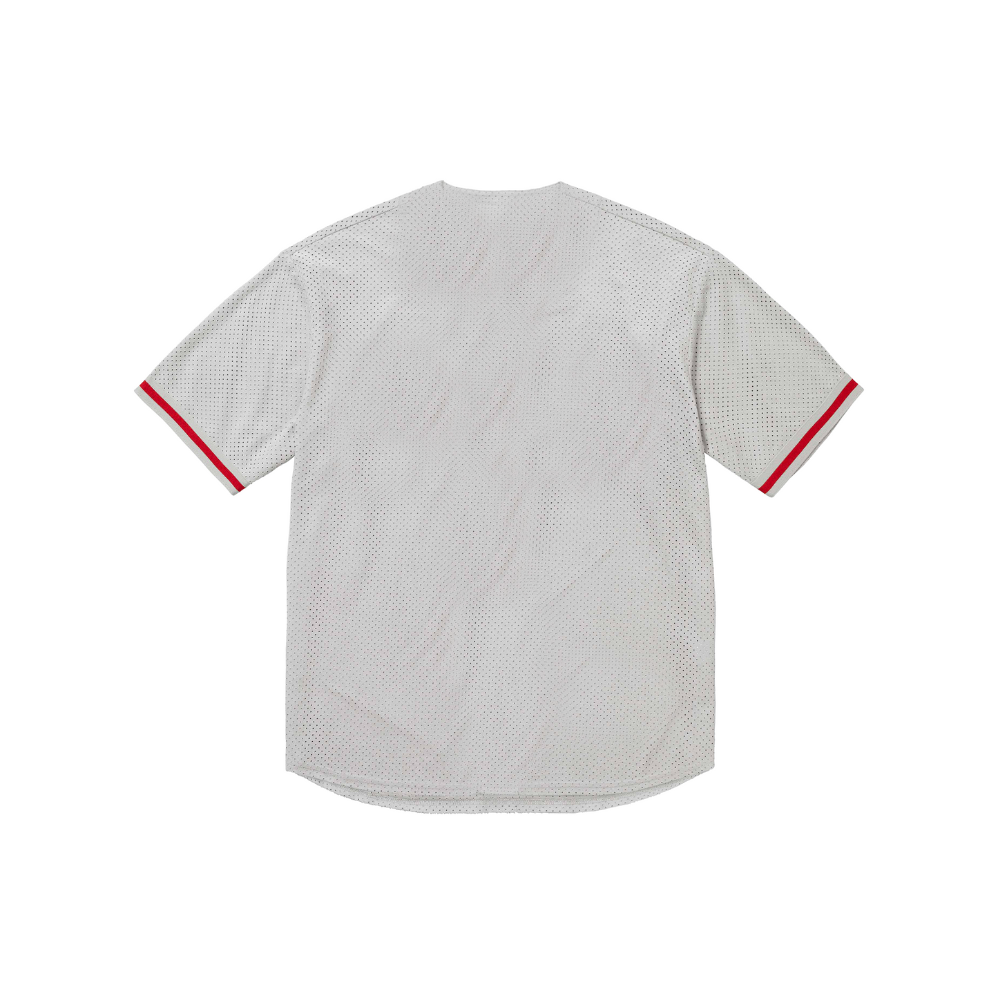 Supreme Ultrasuede Mesh Baseball Jersey Grey (SS24)