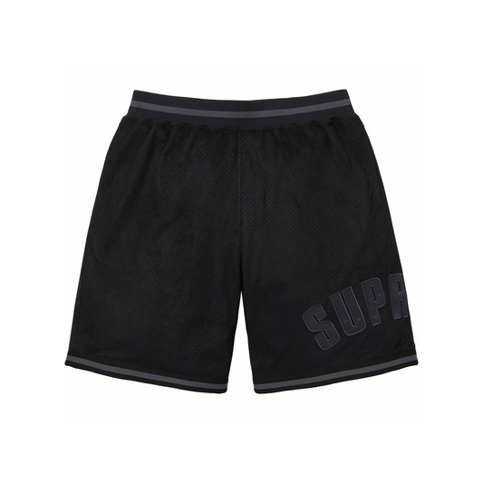 Supreme Ultrasuede Mesh Short Black (SS24)
