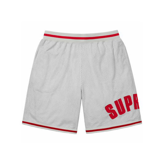 Supreme Ultrasuede Mesh Short Grey (SS24)