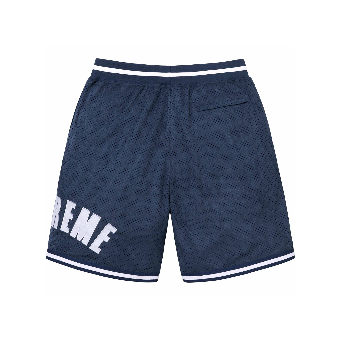 Supreme Ultrasuede Mesh Short Navy (SS24)