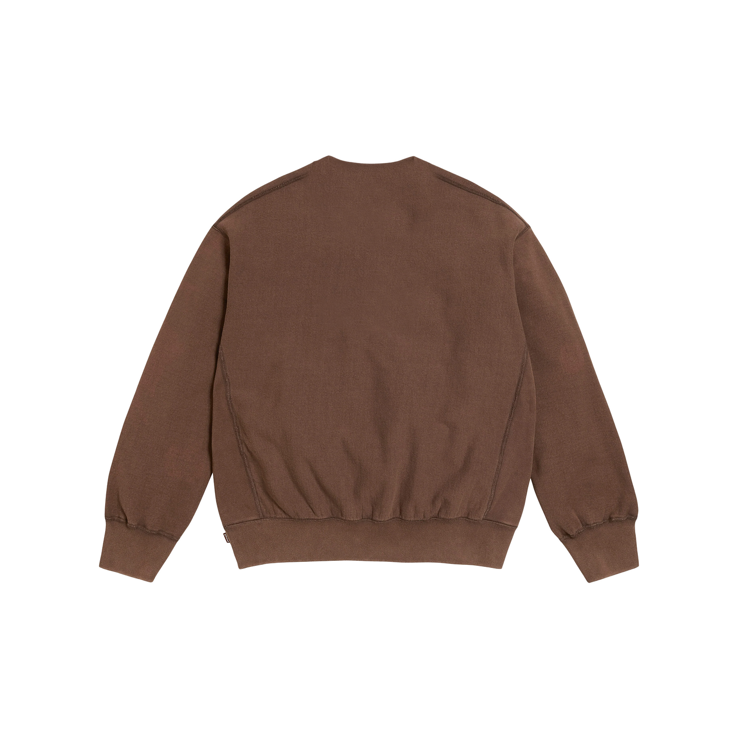 Supreme Washed Box Logo Crewneck Brown (SS25)