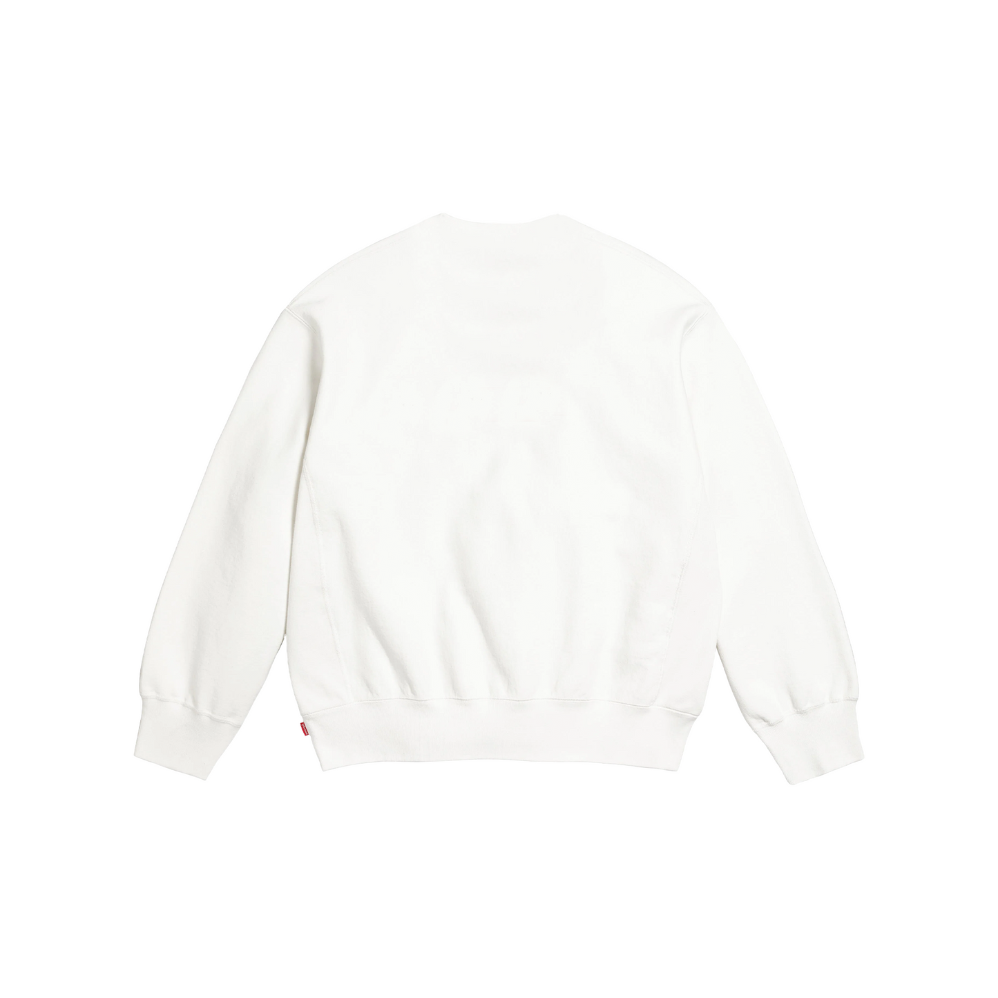 Supreme Washed Box Logo Crewneck White (SS25)