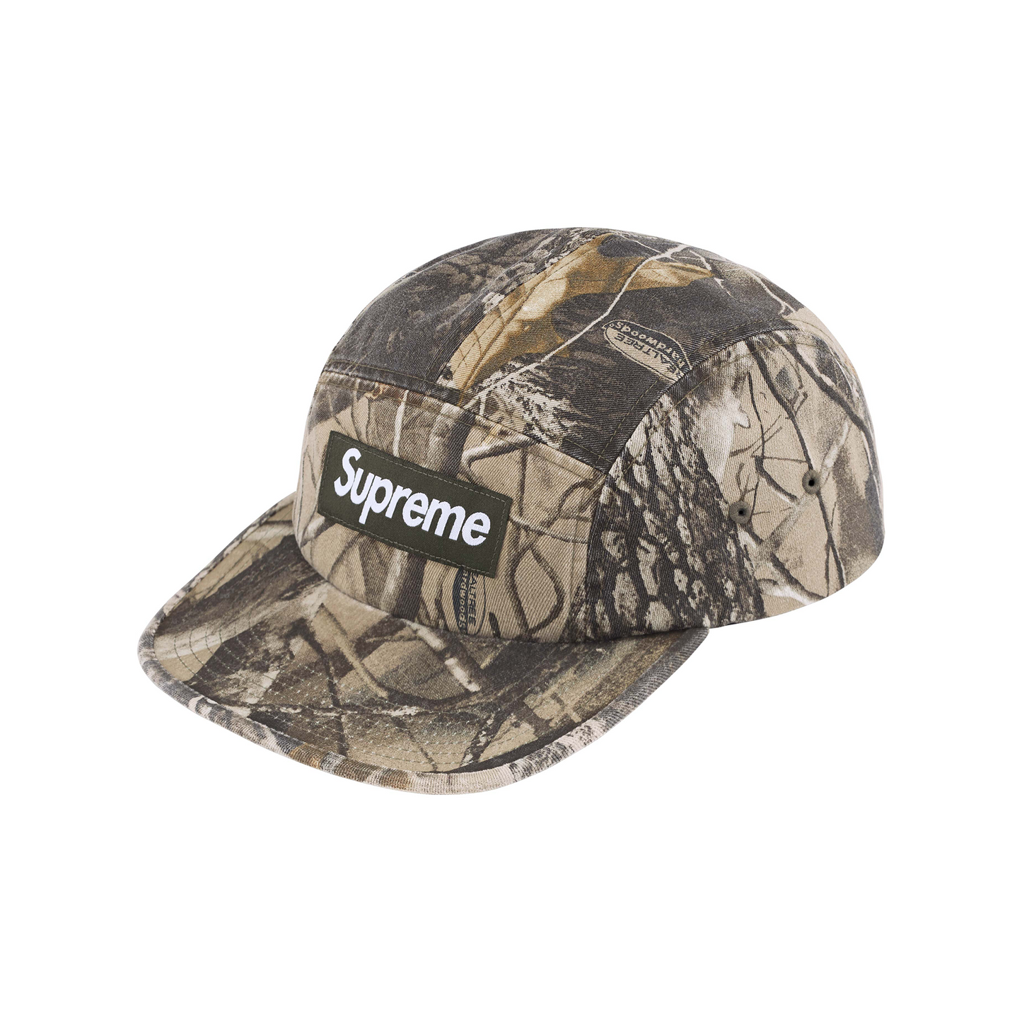 Supreme Washed Chino Twill Camp Cap Realtree® Hardwoods Camo (SS25)