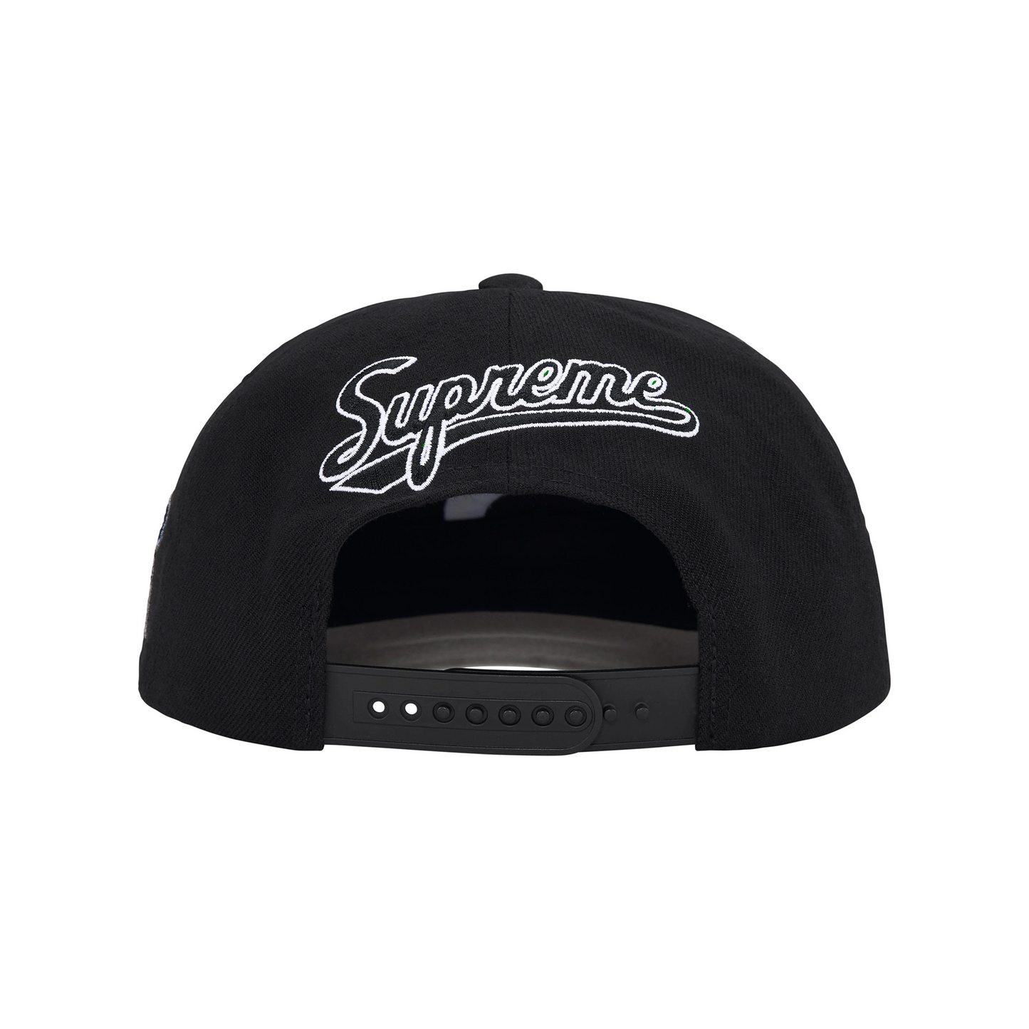 Supreme World Famous S Logo 6-Panel Black (SS25)