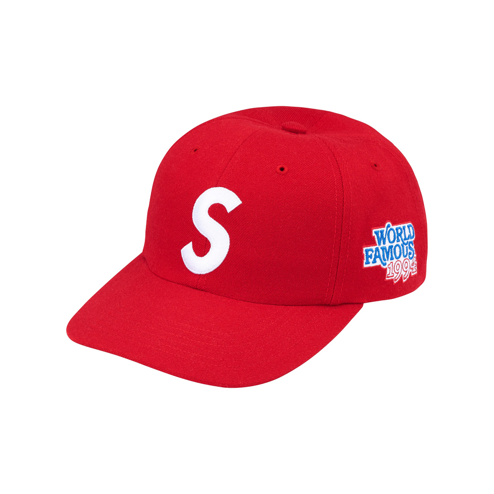 Supreme World Famous S Logo 6-Panel Red (SS25)