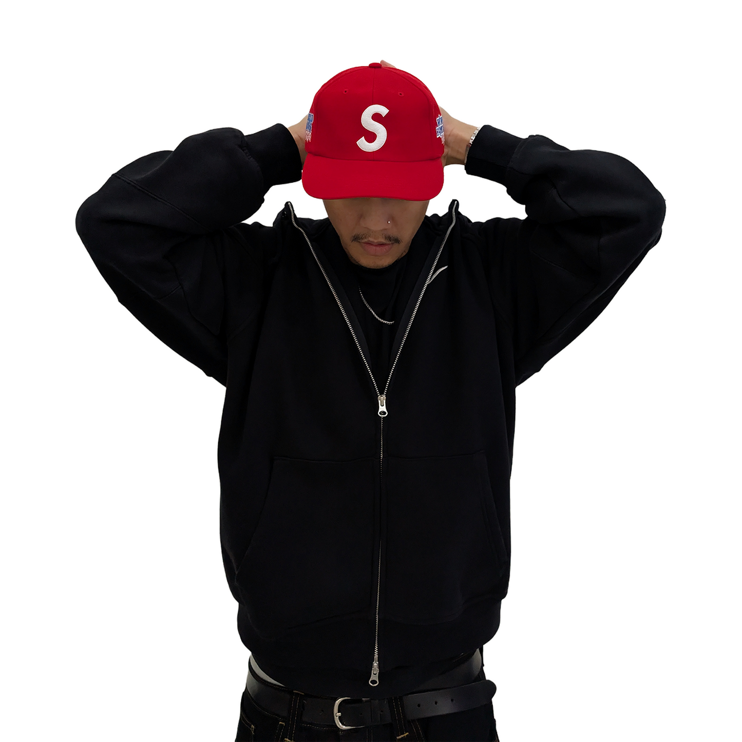Supreme World Famous S Logo 6-Panel Red (SS25)