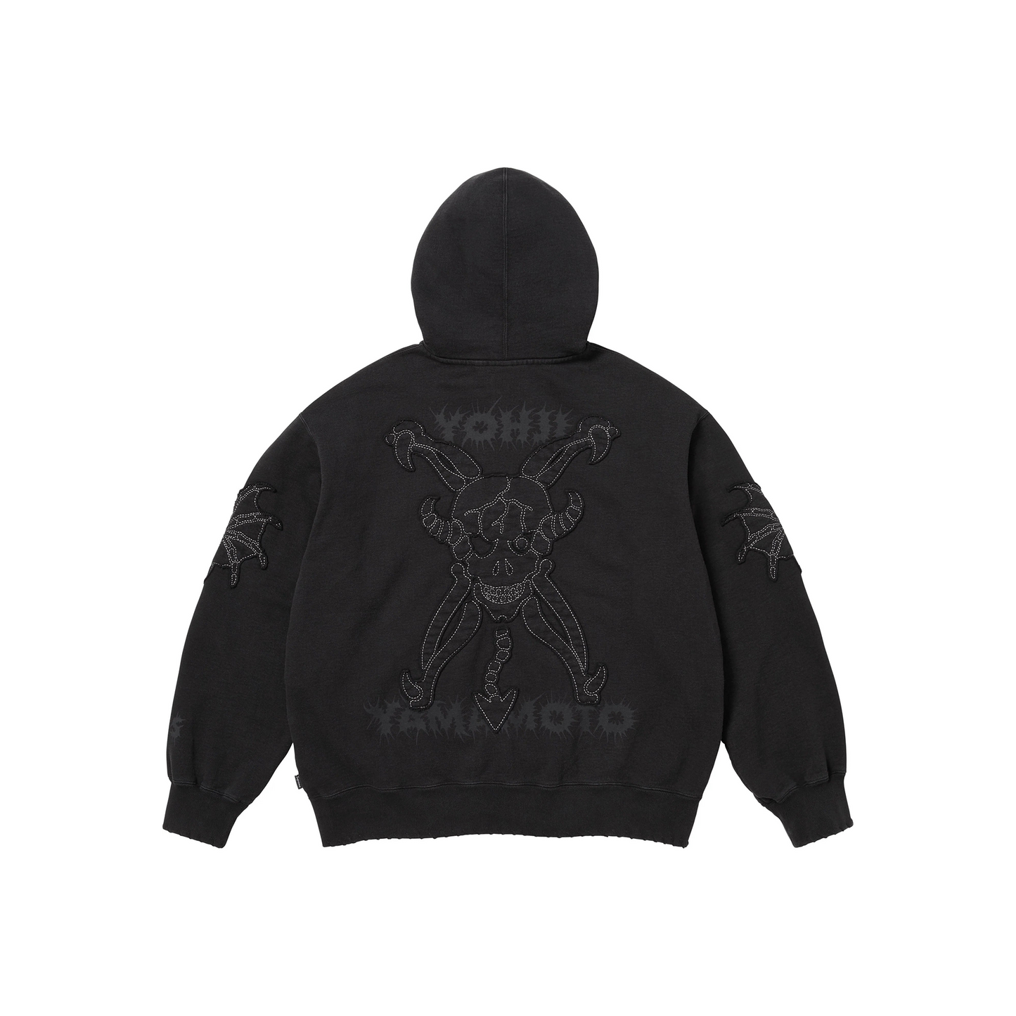 Supreme Y’s by Yohji Yamamoto Zip Up Hoodie Black (FW25)