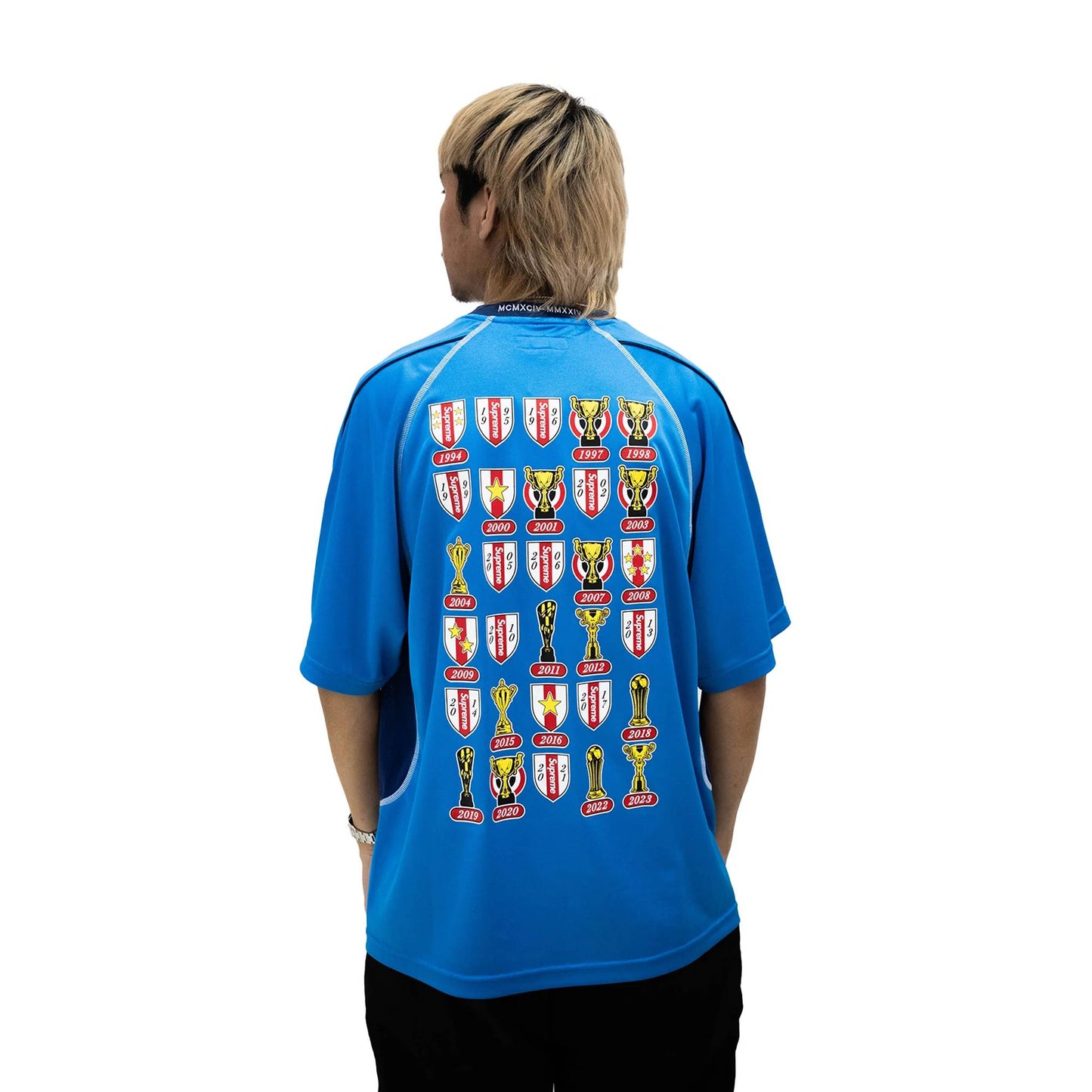 Supreme Jacquard Soccer Jersey Blue (SS24)