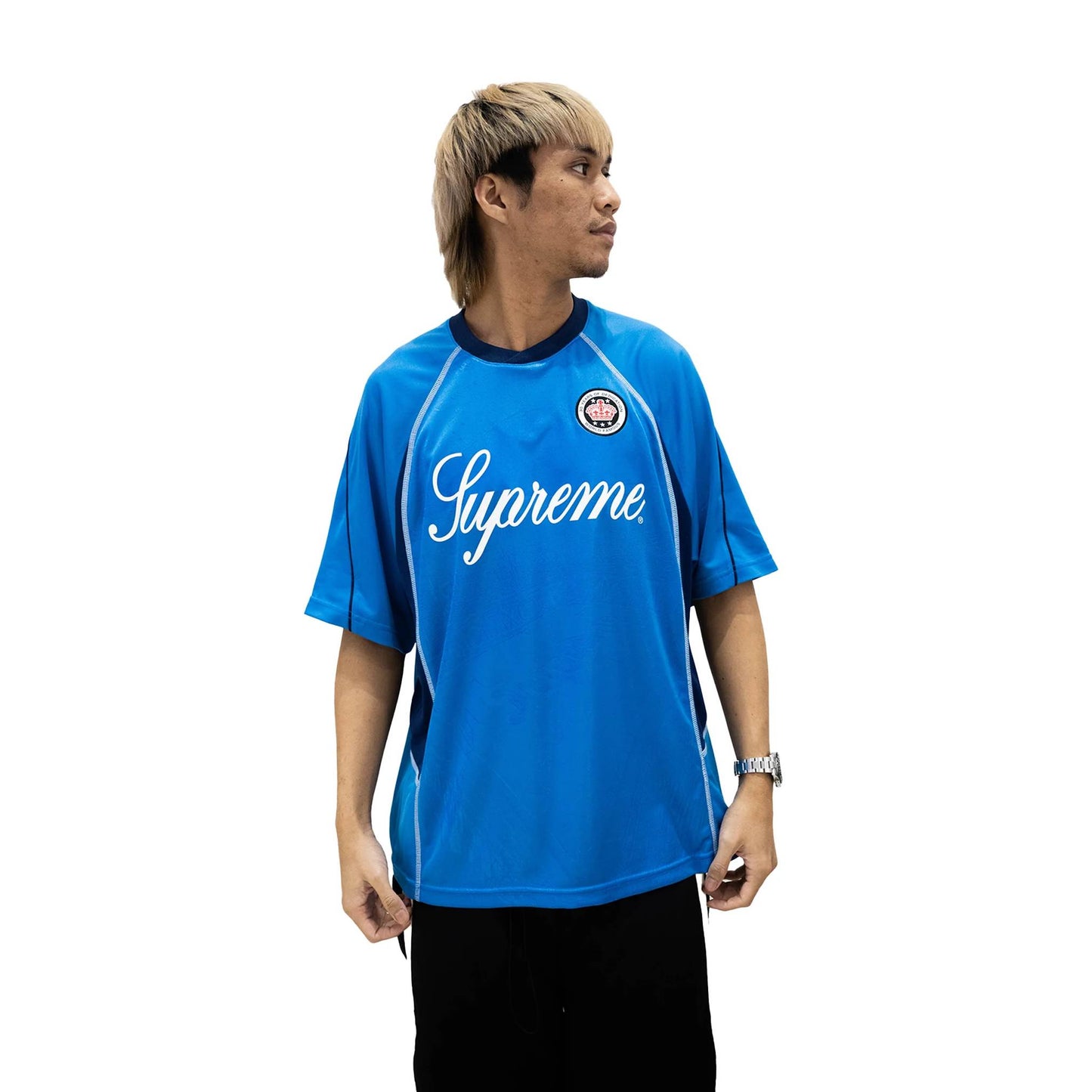 Supreme Jacquard Soccer Jersey Blue (SS24)