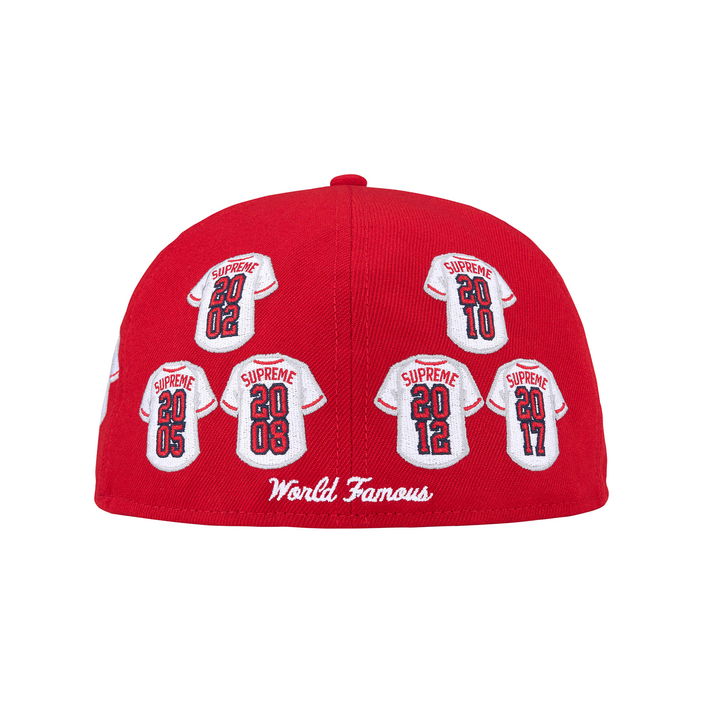 Supreme Jerseys Box Logo New Era® Cap Red (FW24)