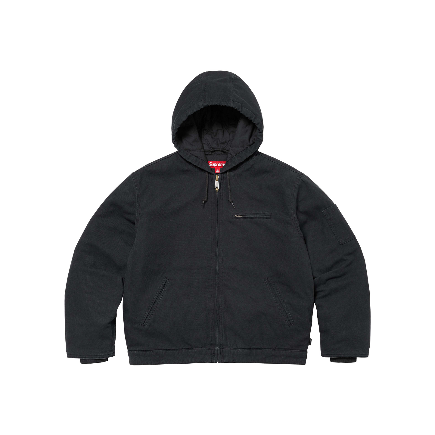 Supreme Thrasher Hooded Work Jacket Black (FW24)