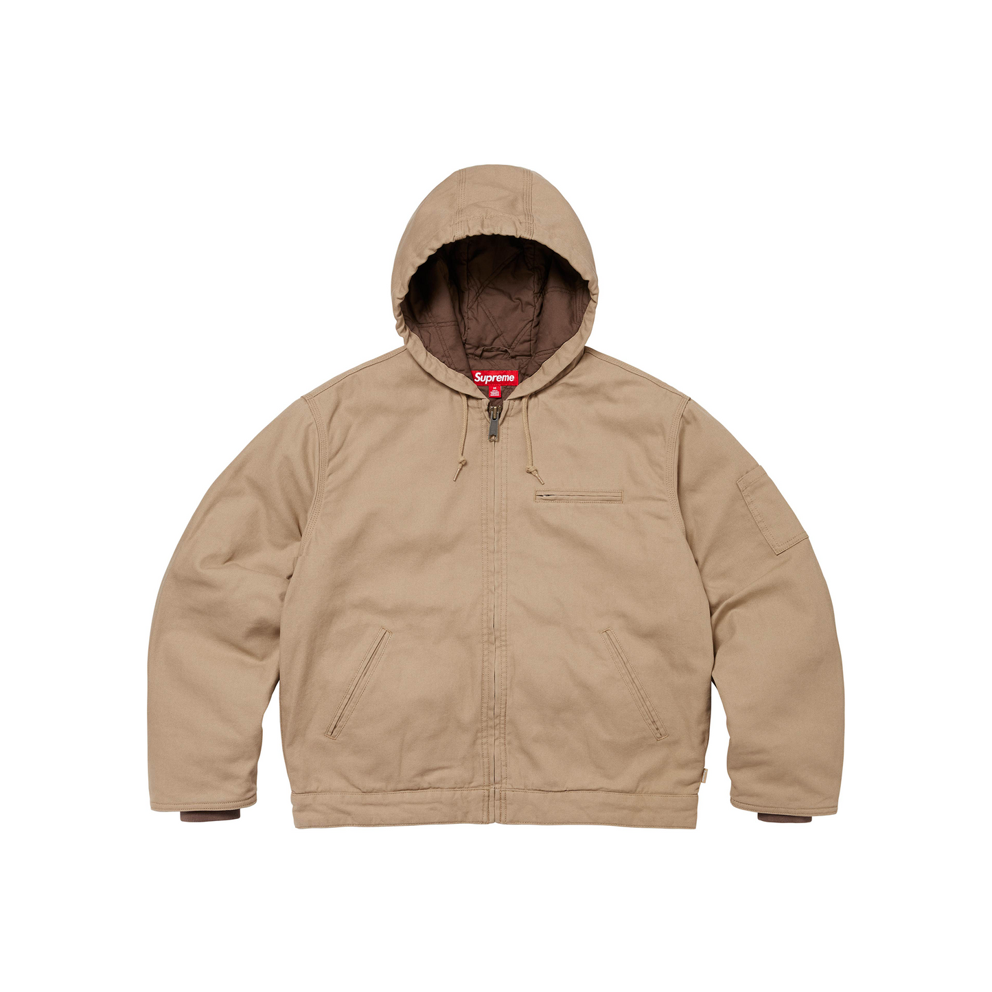 Supreme Thrasher Hooded Work Jacket Tan (FW24)