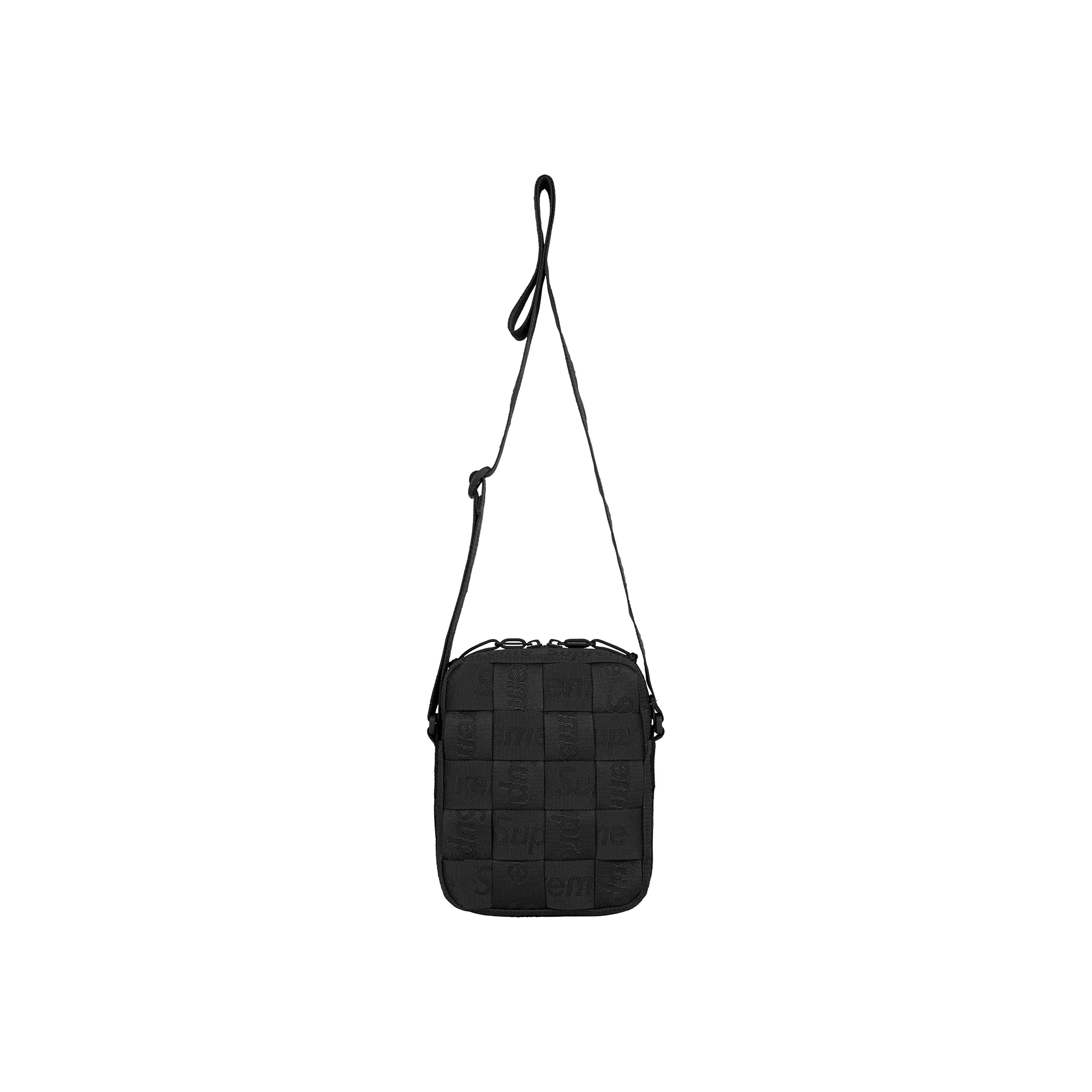 Supreme Woven Shoulder Bag Black SS24 STEALPLUG KL