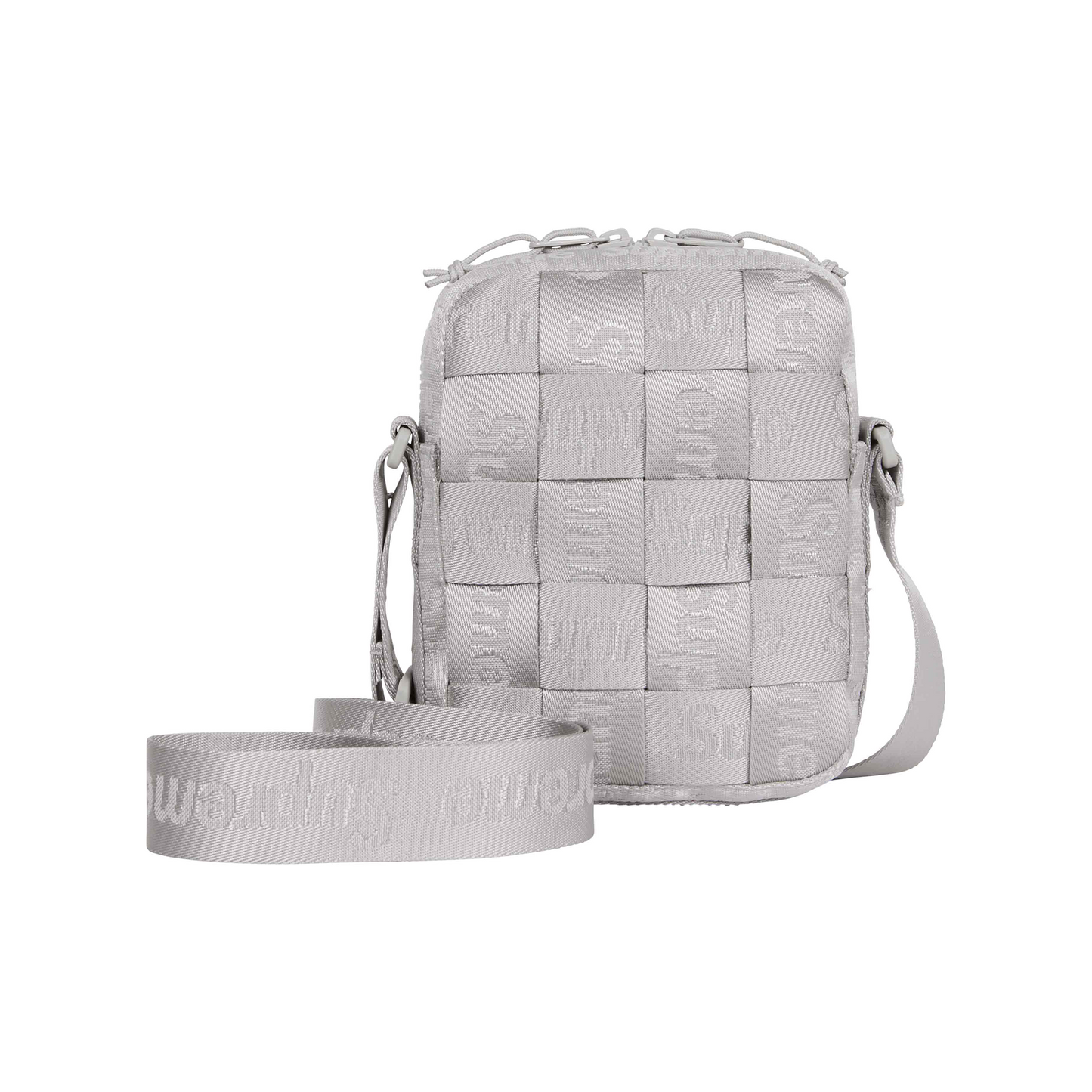 Supreme Woven Shoulder Bag Grey (SS24)