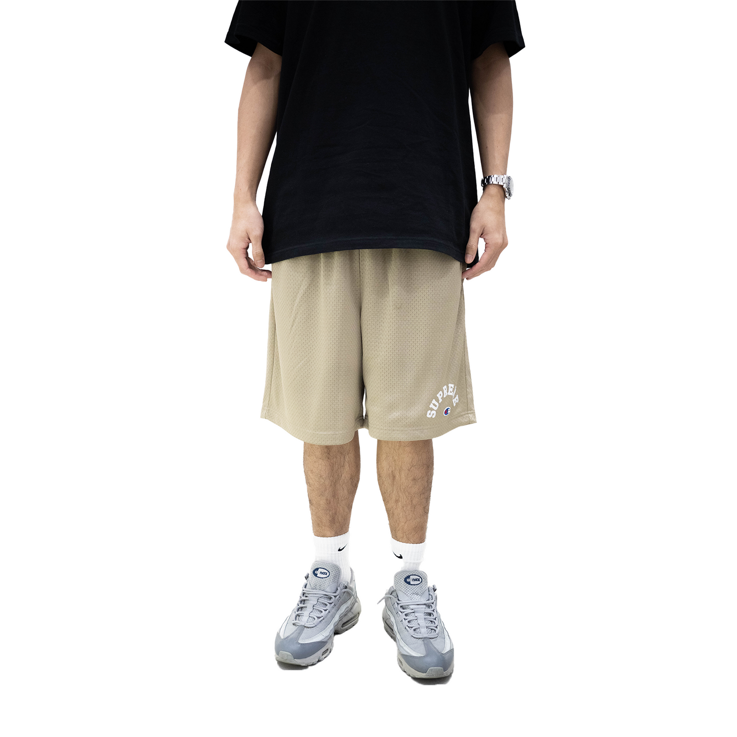 Supreme x Champion Mesh Shorts Tan (SS24)