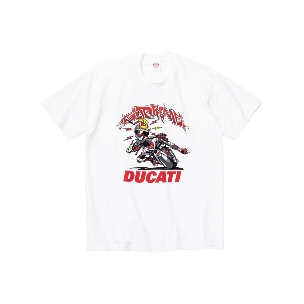 Supreme x Ducati Bike Tee White (SS24)