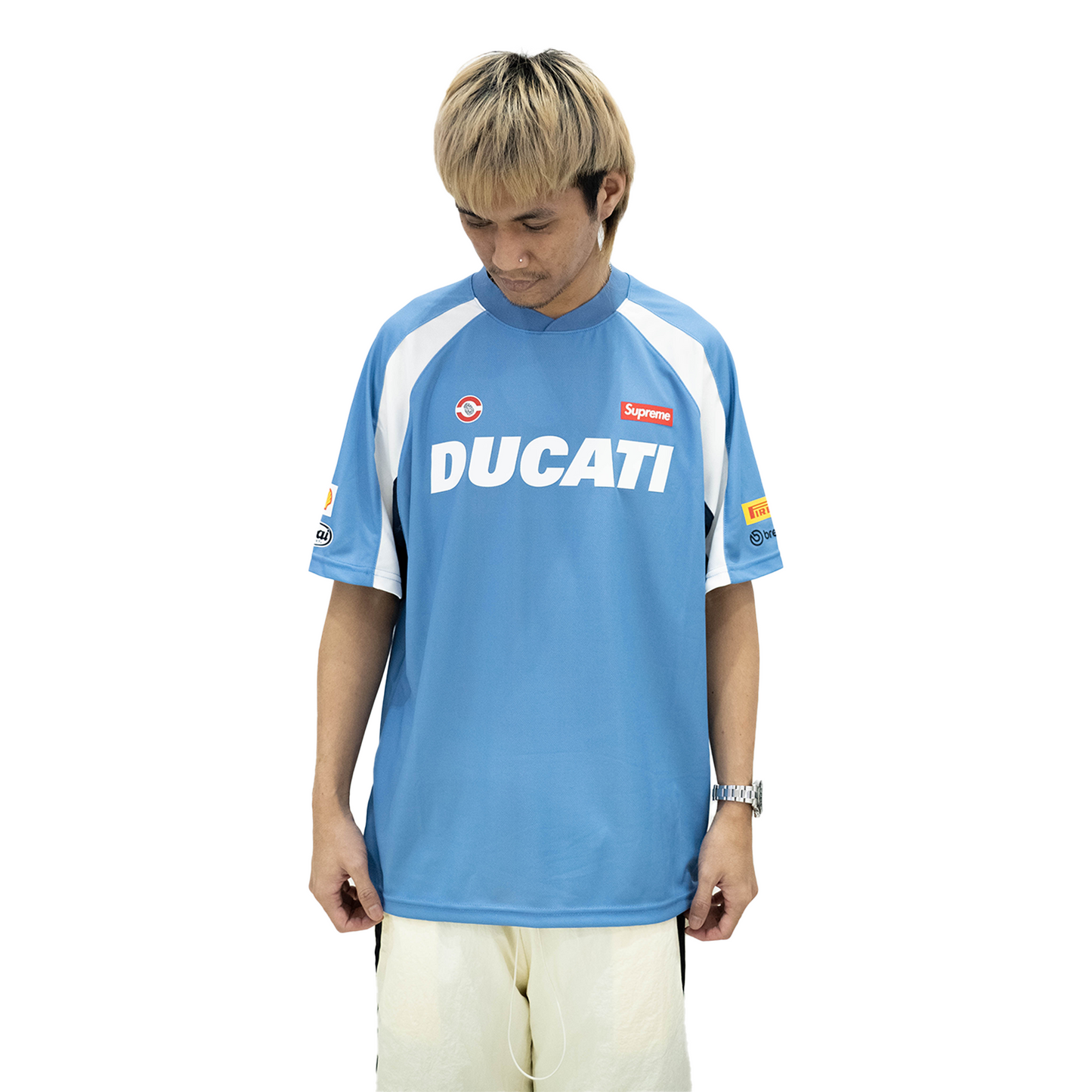 Supreme x Ducati Soccer Jersey Blue (SS24)