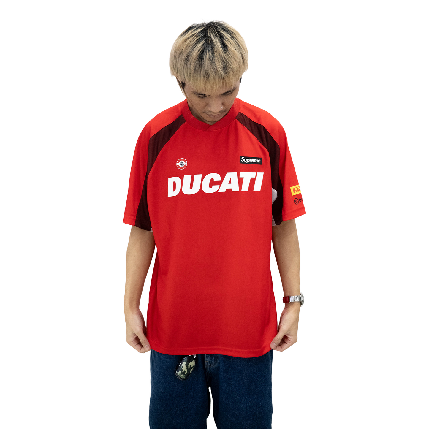 Supreme x Ducati Soccer Jersey Red (SS24)