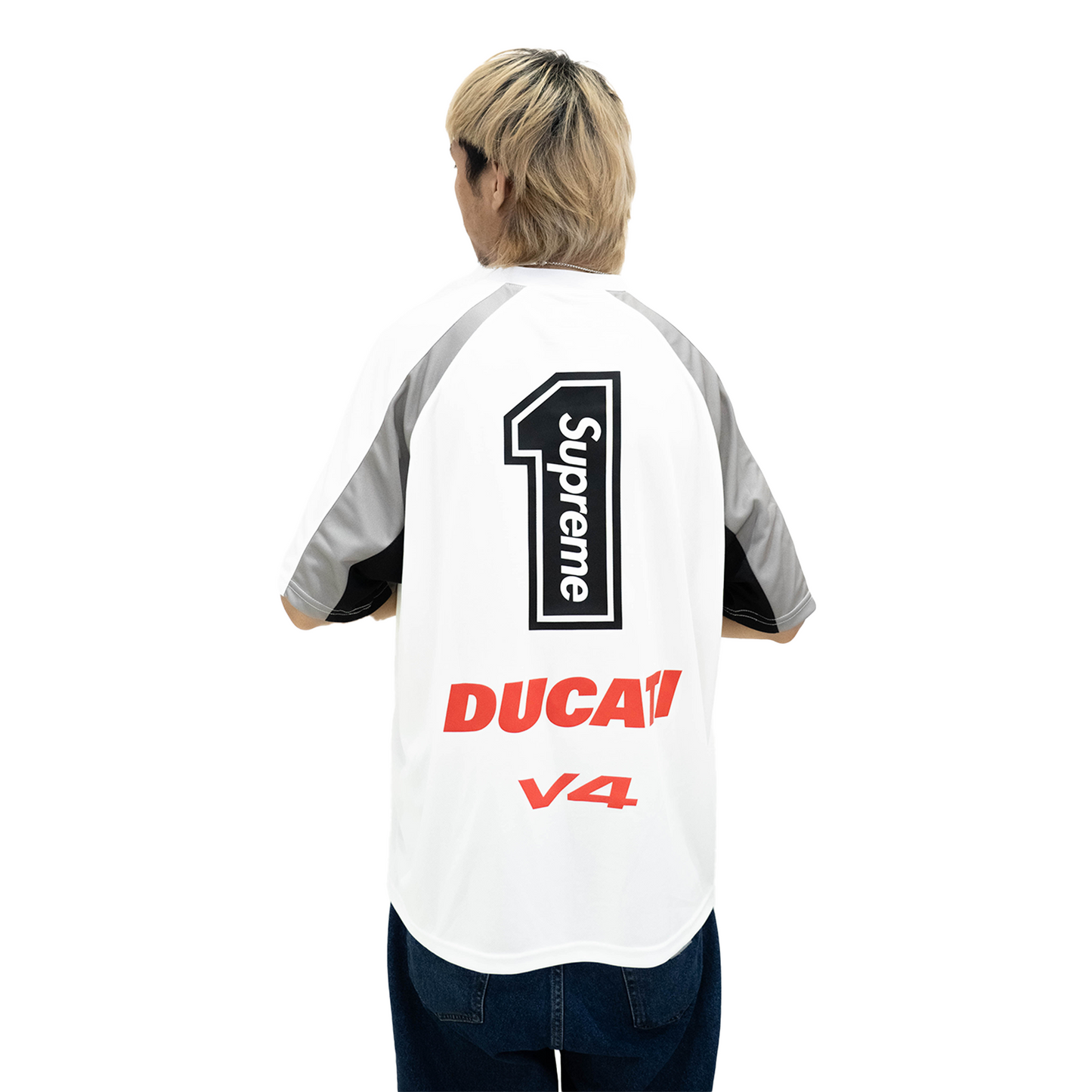 Supreme x Ducati Soccer Jersey White (SS24)