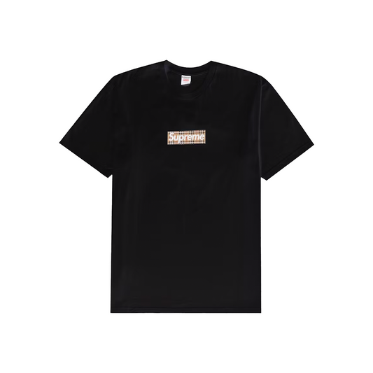 Supreme x BURBERRY Box Logo Tee Black (SS22)