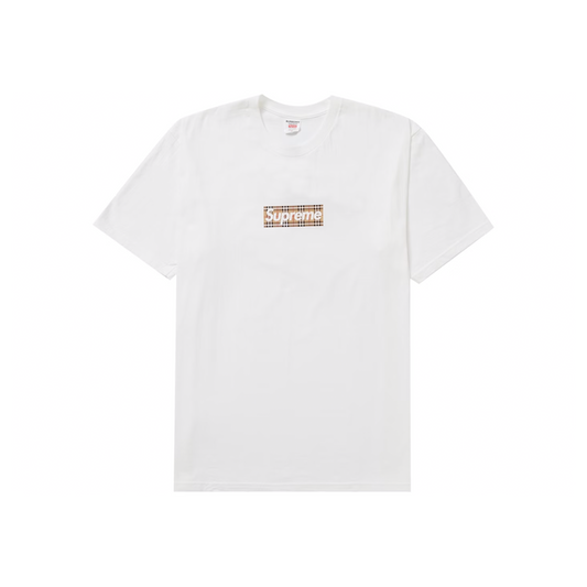 Supreme x BURBERRY Box Logo Tee White (SS22)