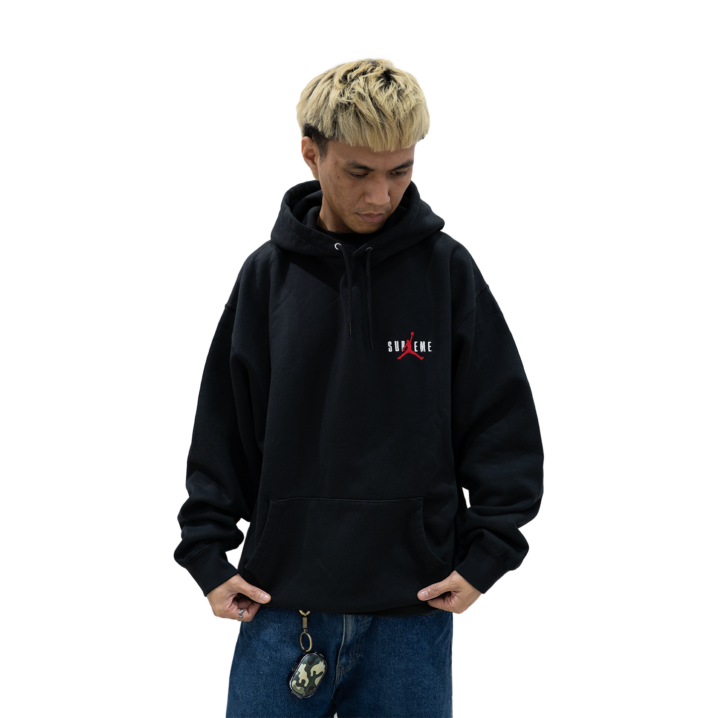 Supreme x Jordan Hoodie Black (FW24)