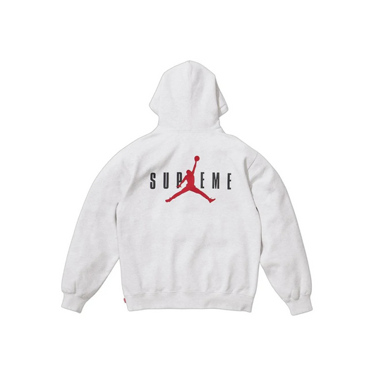 Supreme x Jordan Hoodie Ash Grey (FW24)
