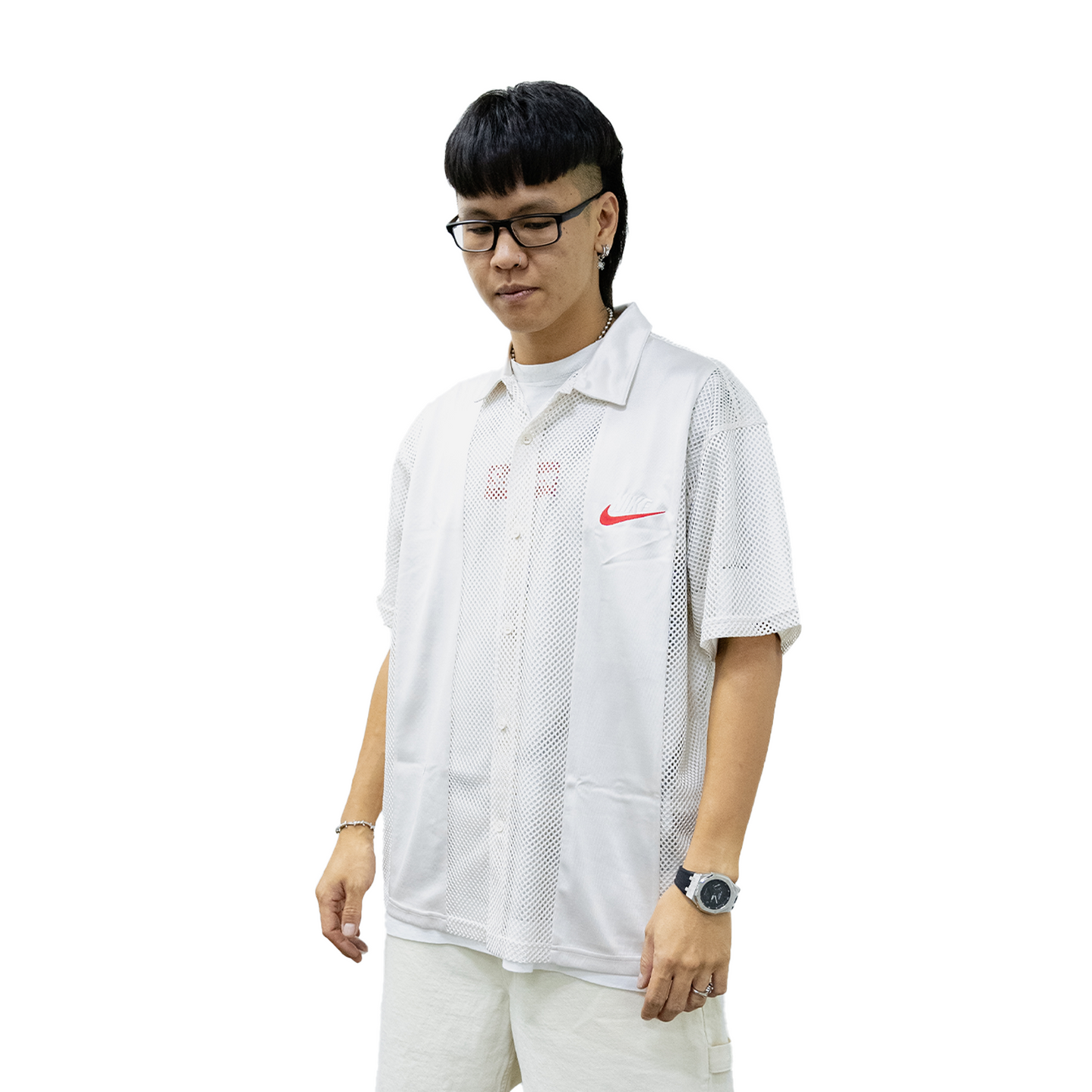 Supreme x Nike Mesh Shirt White (SS24)