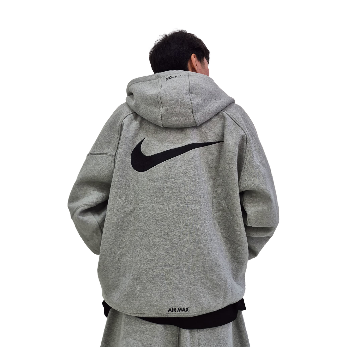 Supreme x Nike Zip Up Hoodie Heather Grey (SS25)