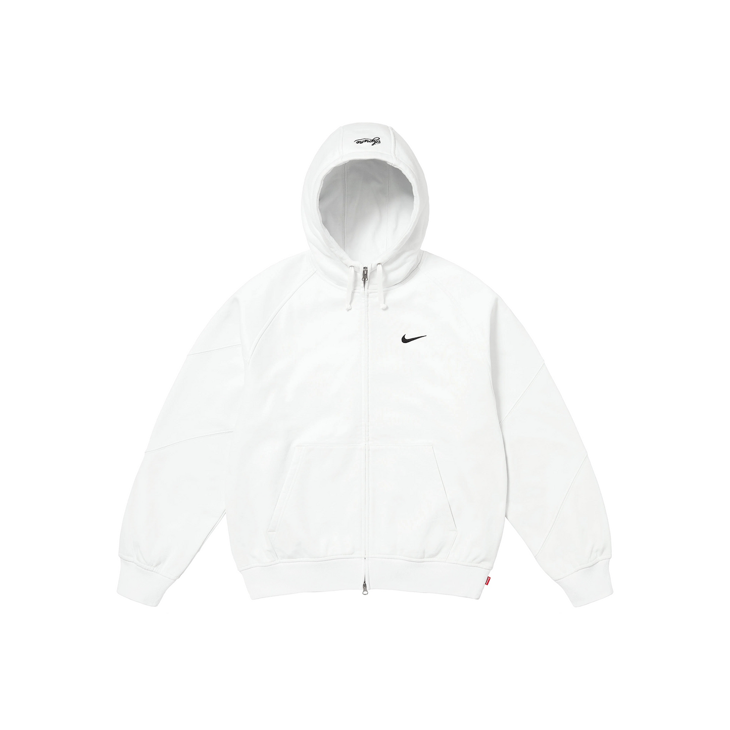Supreme x Nike Zip Up Hoodie White (SS25)