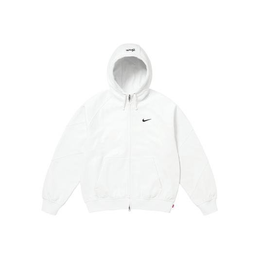Supreme x Nike Zip Up Hoodie White (SS25)