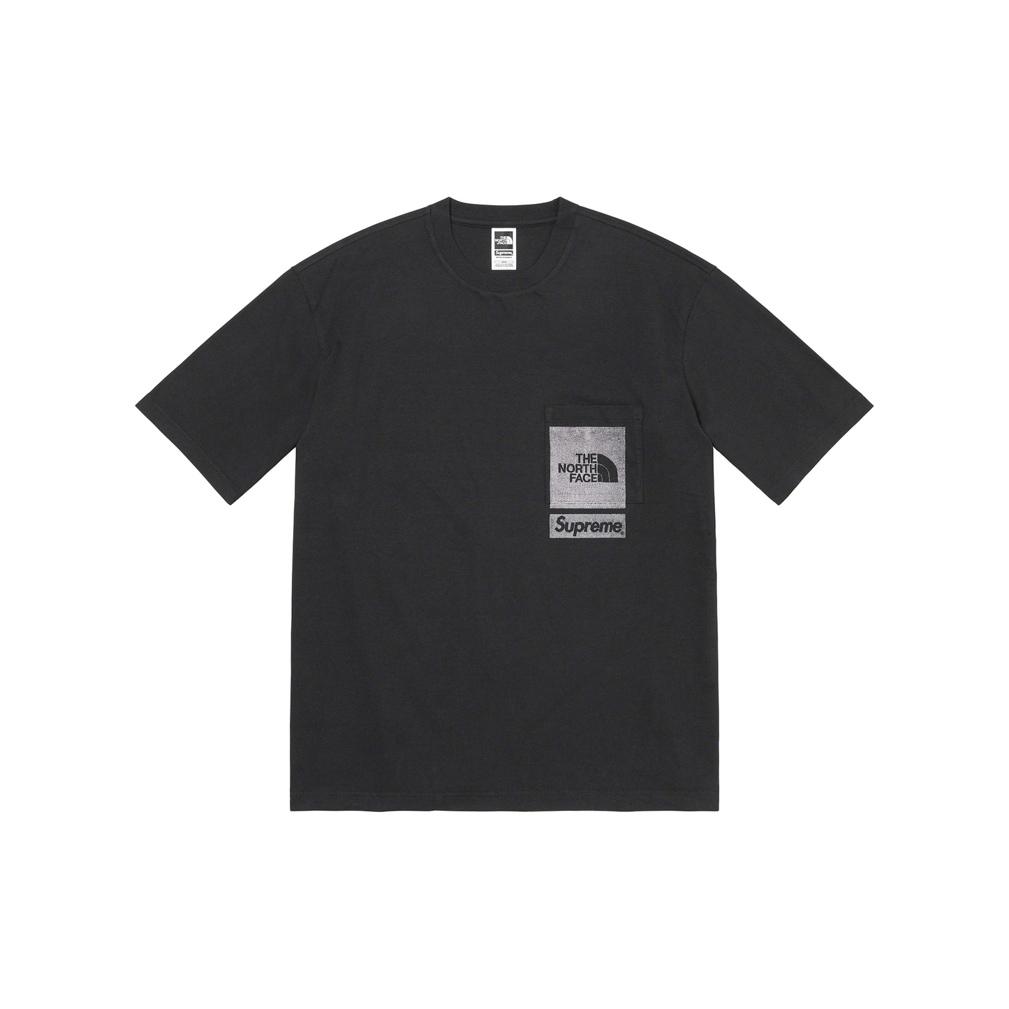 Supreme x THE NORTH FACE Printed Pocket Tee Black (SS23)