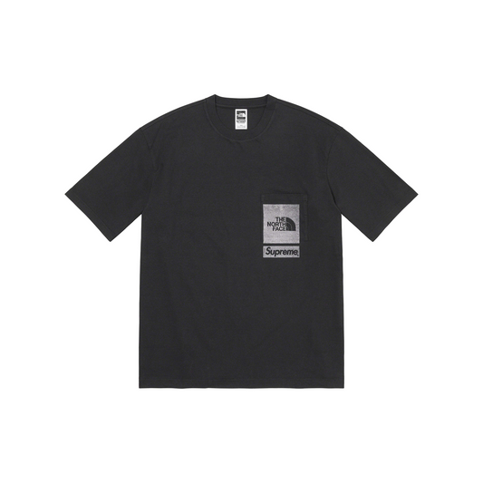 Supreme x THE NORTH FACE Printed Pocket Tee Black (SS23)