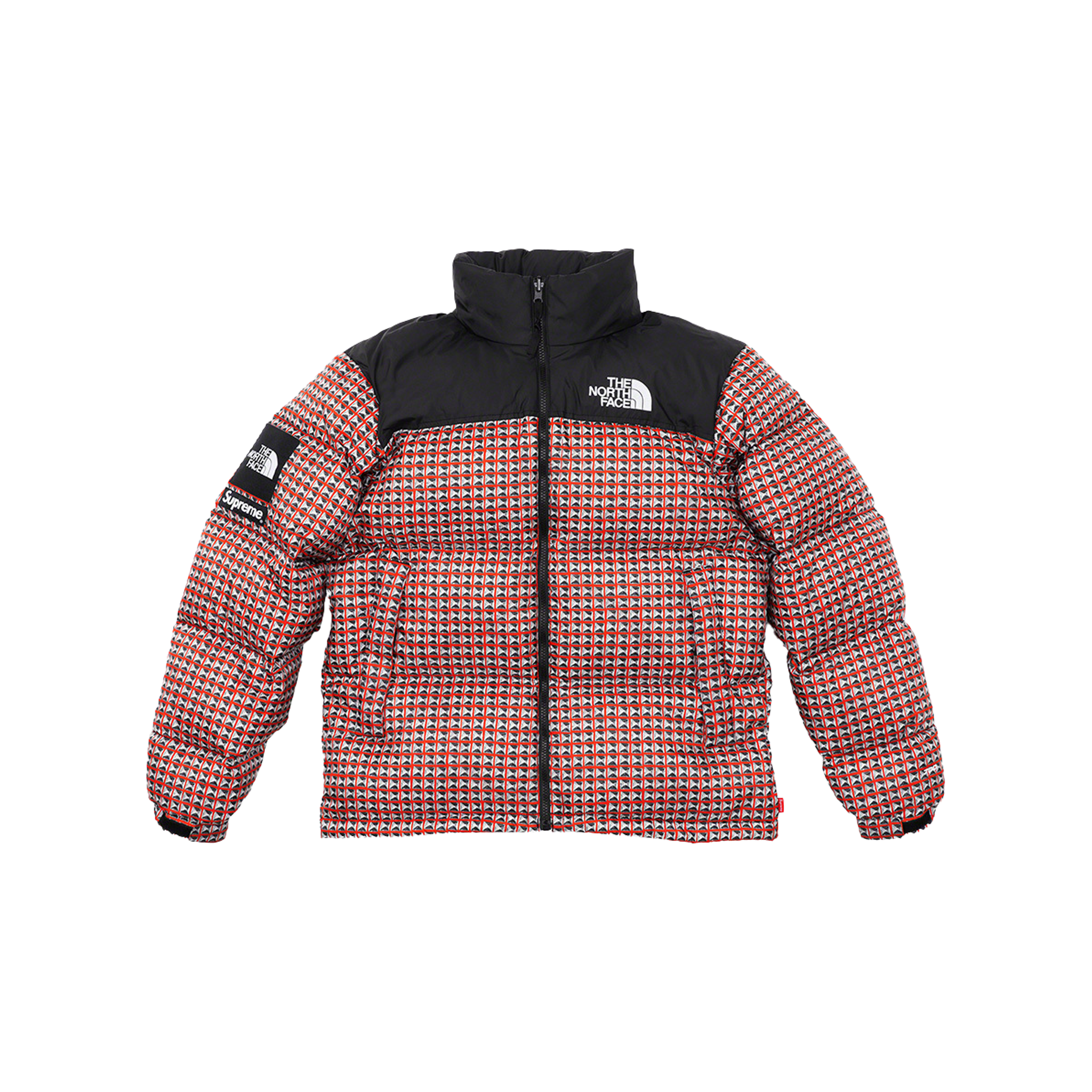 Supreme x The North Face Studded Nuptse Jacket Red SS21 STEALPLUG KL