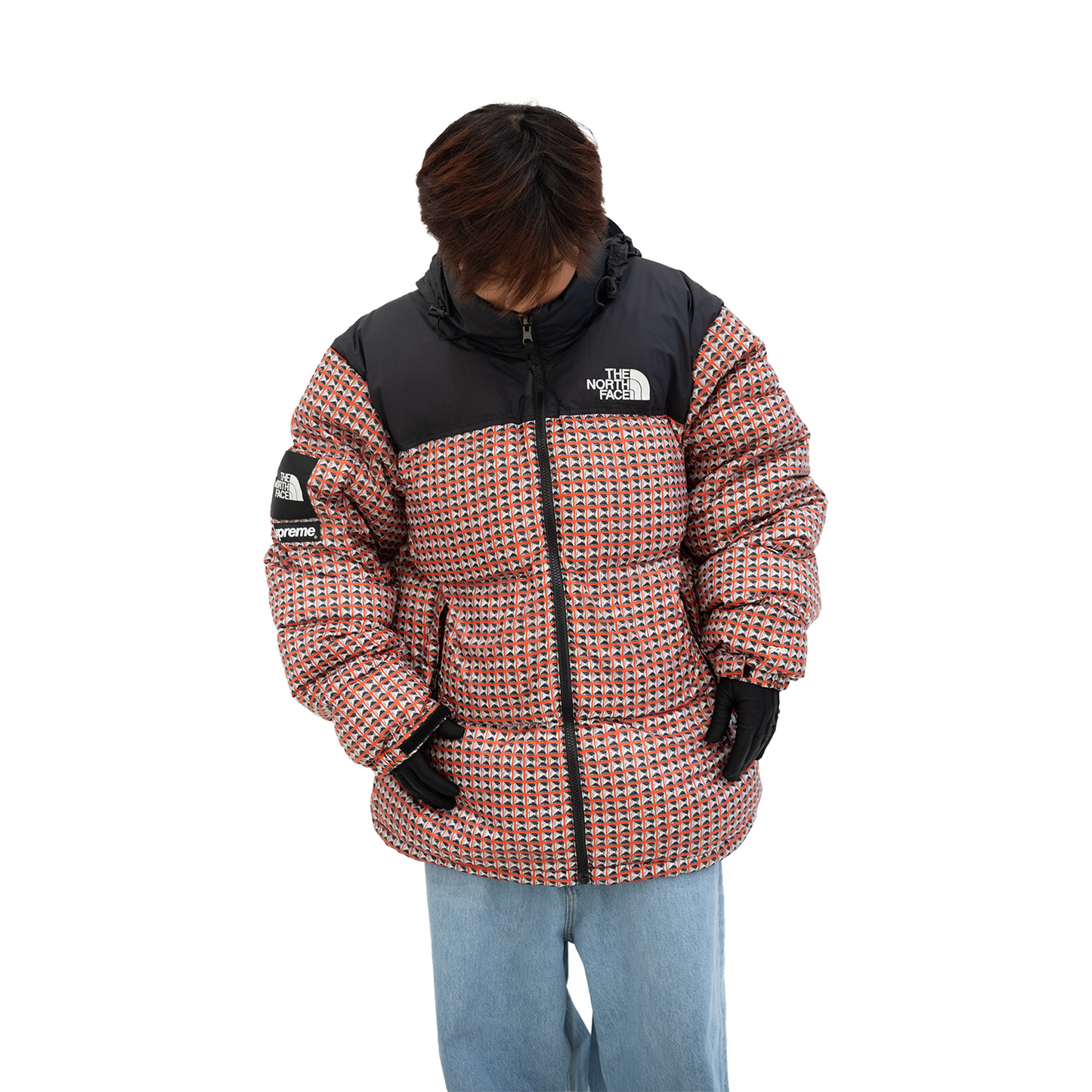 Supreme x THE NORTH FACE Studded Nuptse Jacket Red (SS21)
