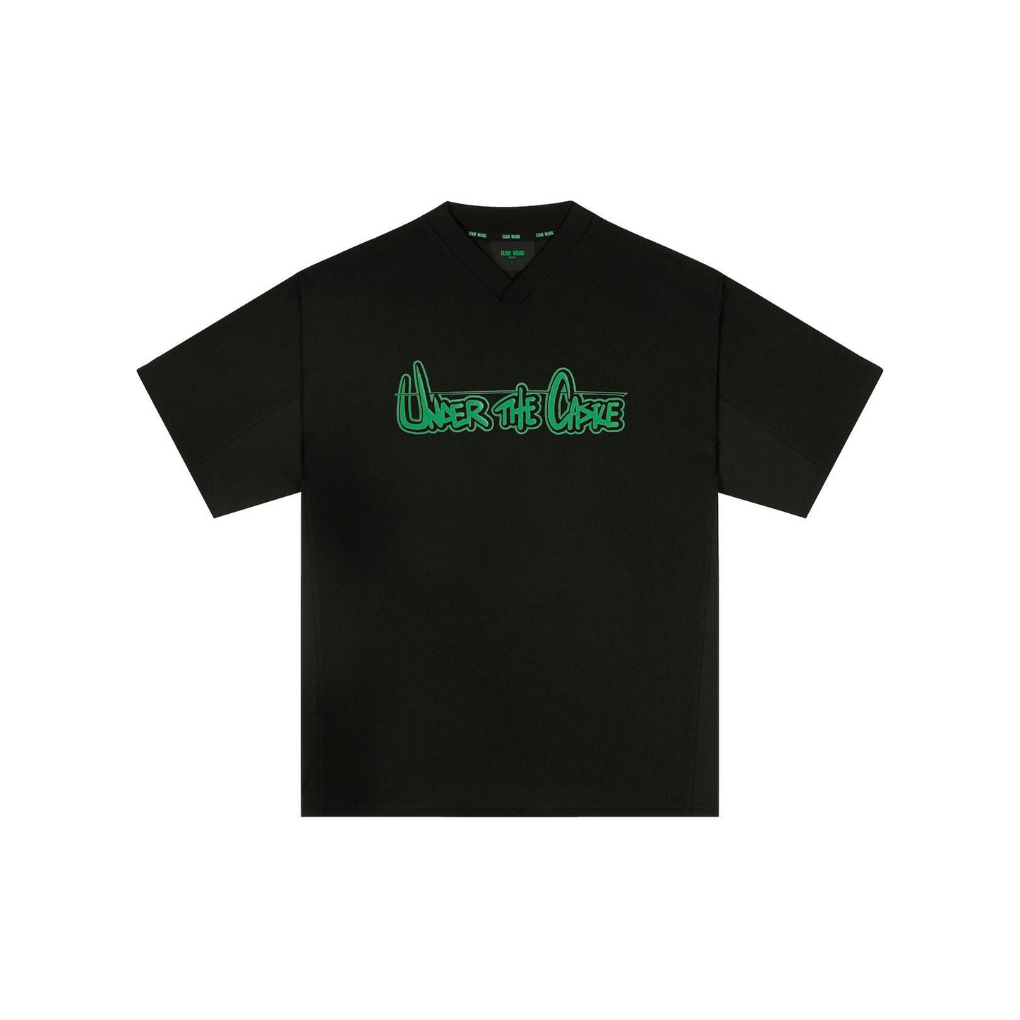 TEAM WANG design Under The Castle Patchwork Tee Black (SS24)