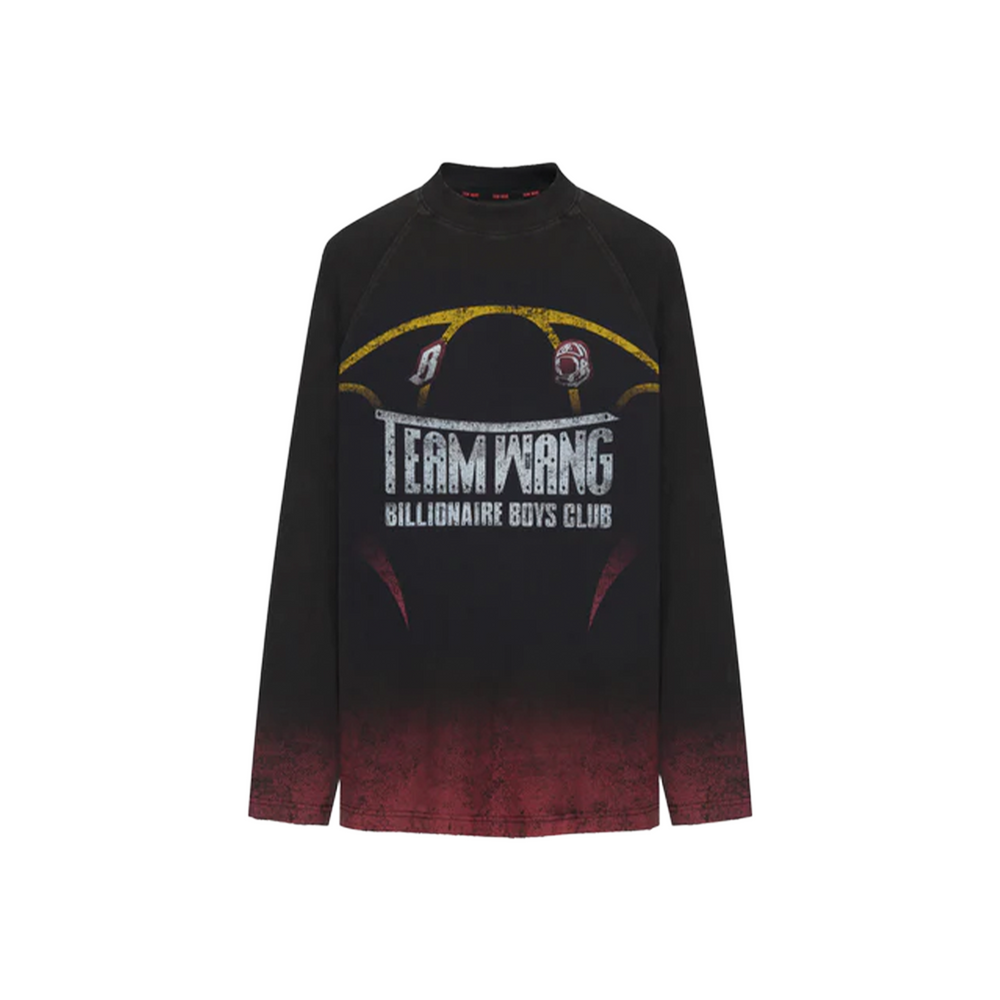 TEAM WANG design x Billionaire Boys Club "LIFE IS A RACE" Speed Long Sleeve Tee Black (SS25)