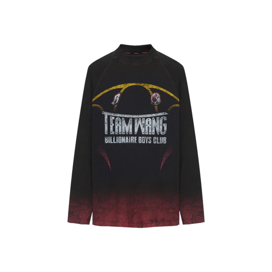 TEAM WANG design x Billionaire Boys Club "LIFE IS A RACE" Speed Long Sleeve Tee Black (SS25)