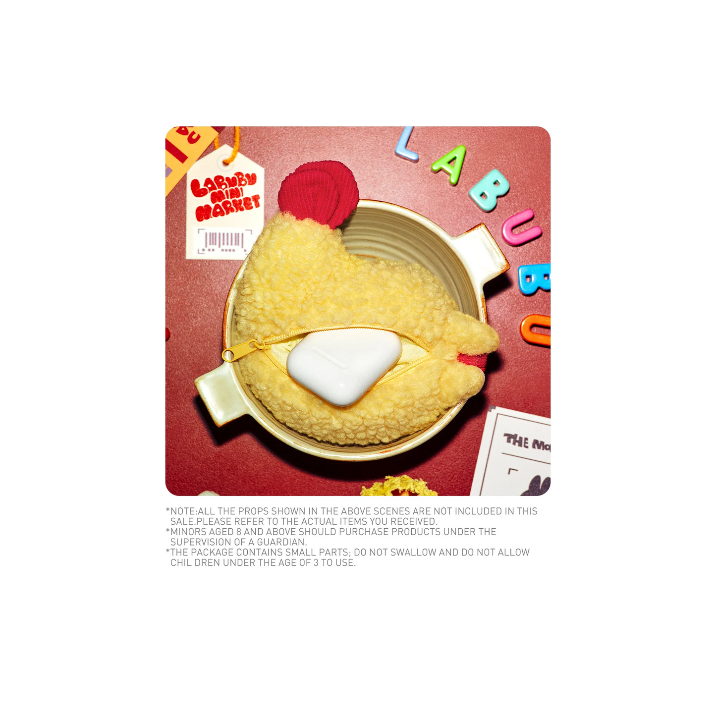 POP MART LABUBU THE MONSTERS Wacky Mart Series - Earphone Case Keychain