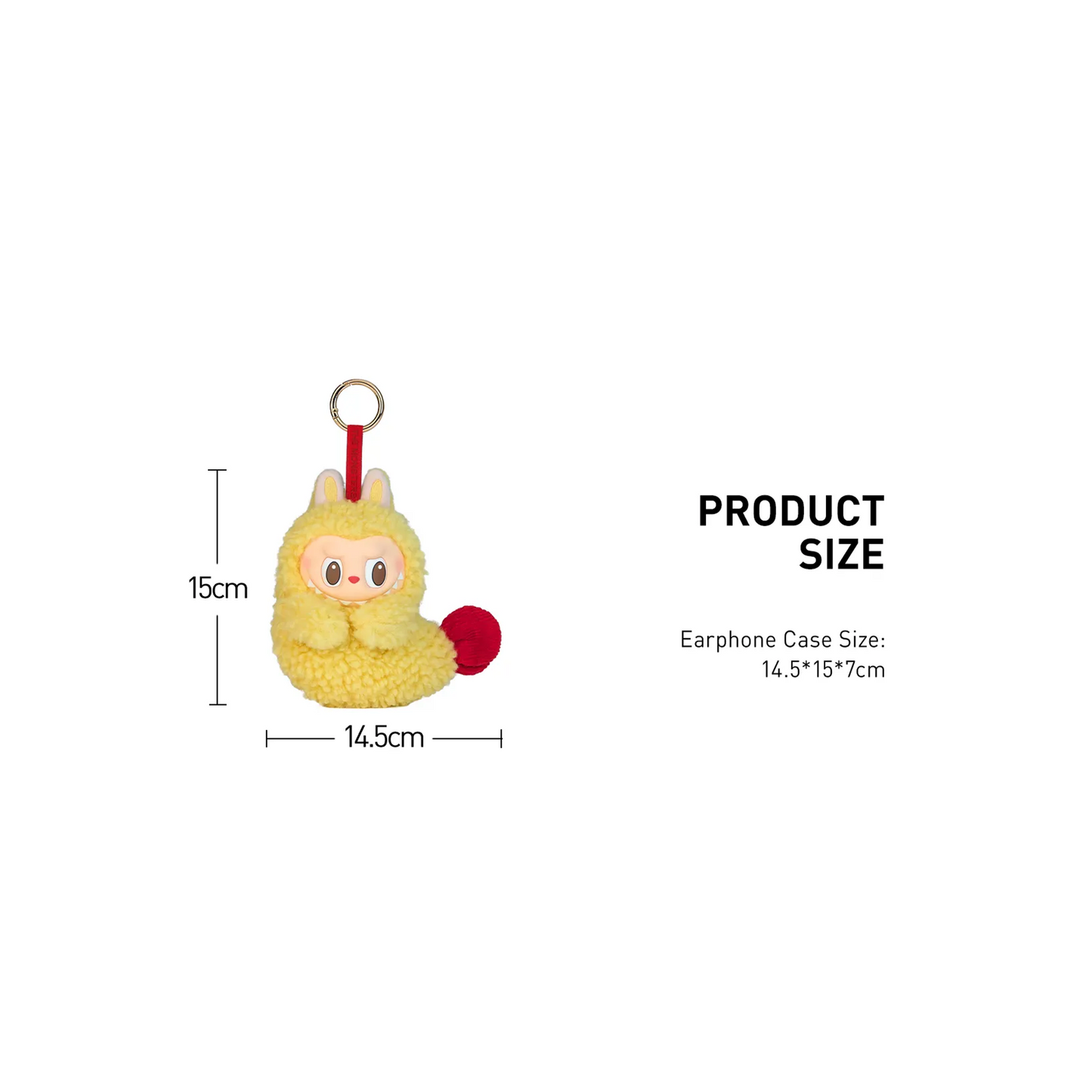 POP MART LABUBU THE MONSTERS Wacky Mart Series - Earphone Case Keychain