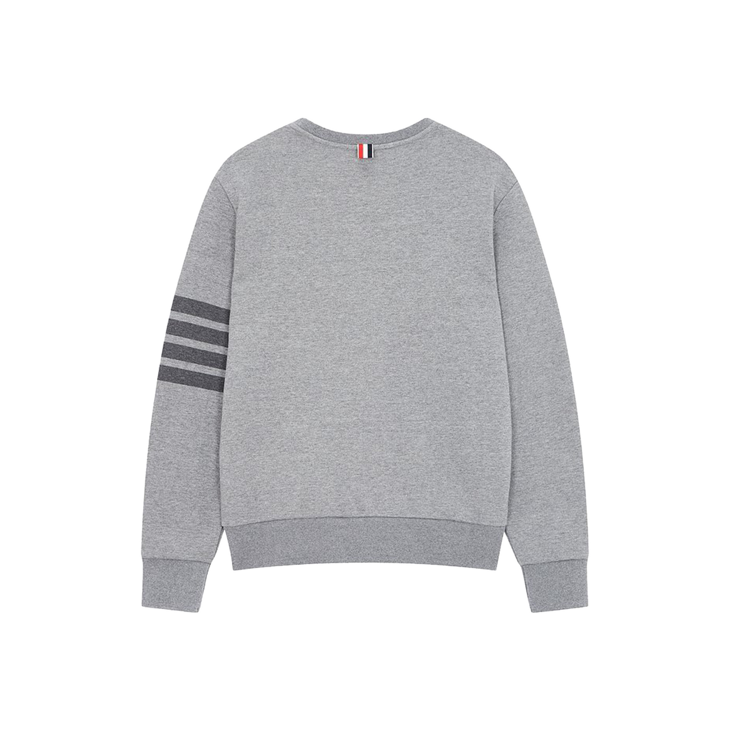 THOM BROWNE Classic Loopback 4-Bar Relaxed Sweatshirt Medium Grey (SS23)