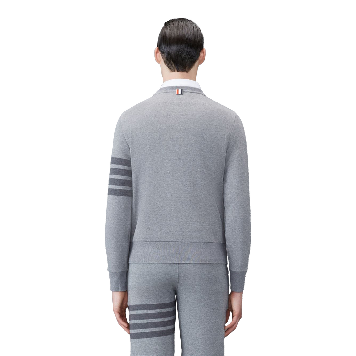 THOM BROWNE Classic Loopback 4-Bar Relaxed Sweatshirt Medium Grey (SS23)